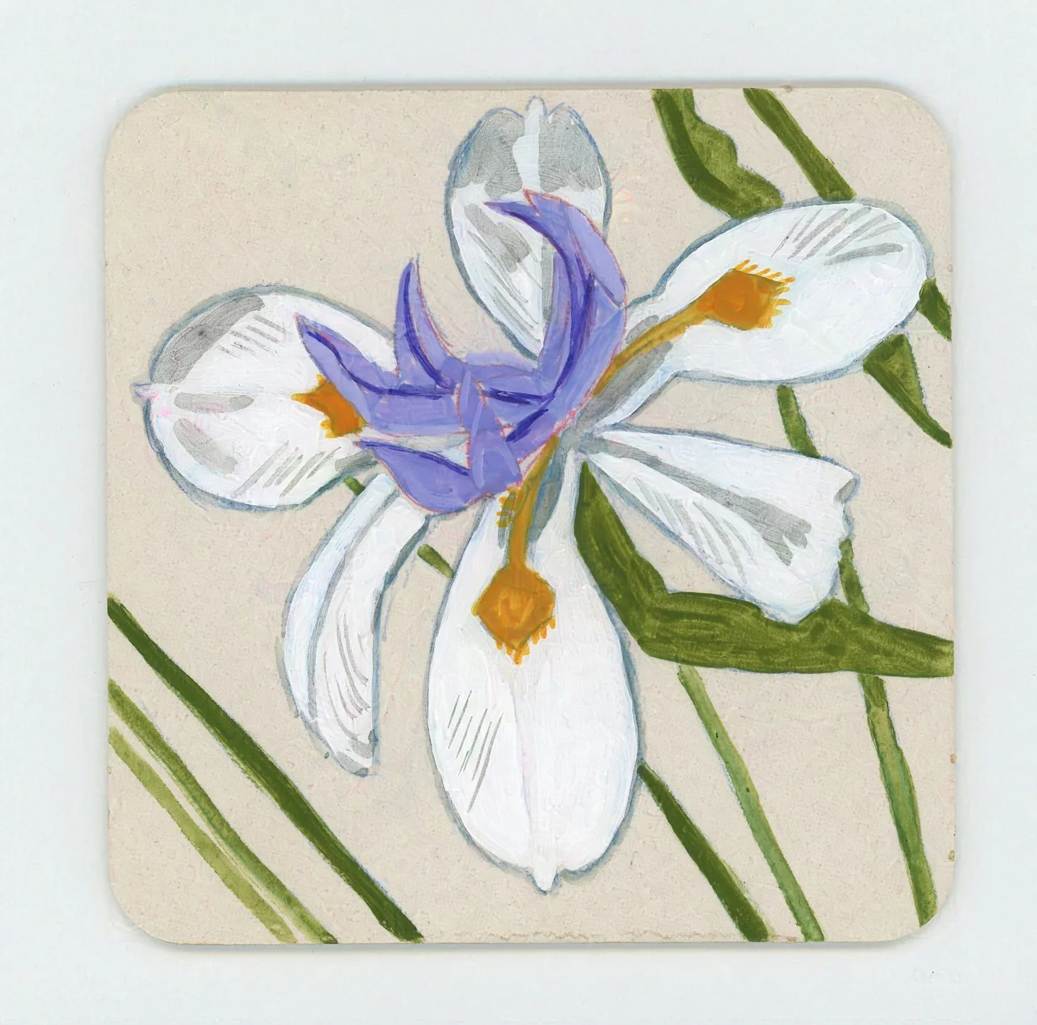 Rakugaki 6 (2024) - Nikki Longfish - "Flower 2"