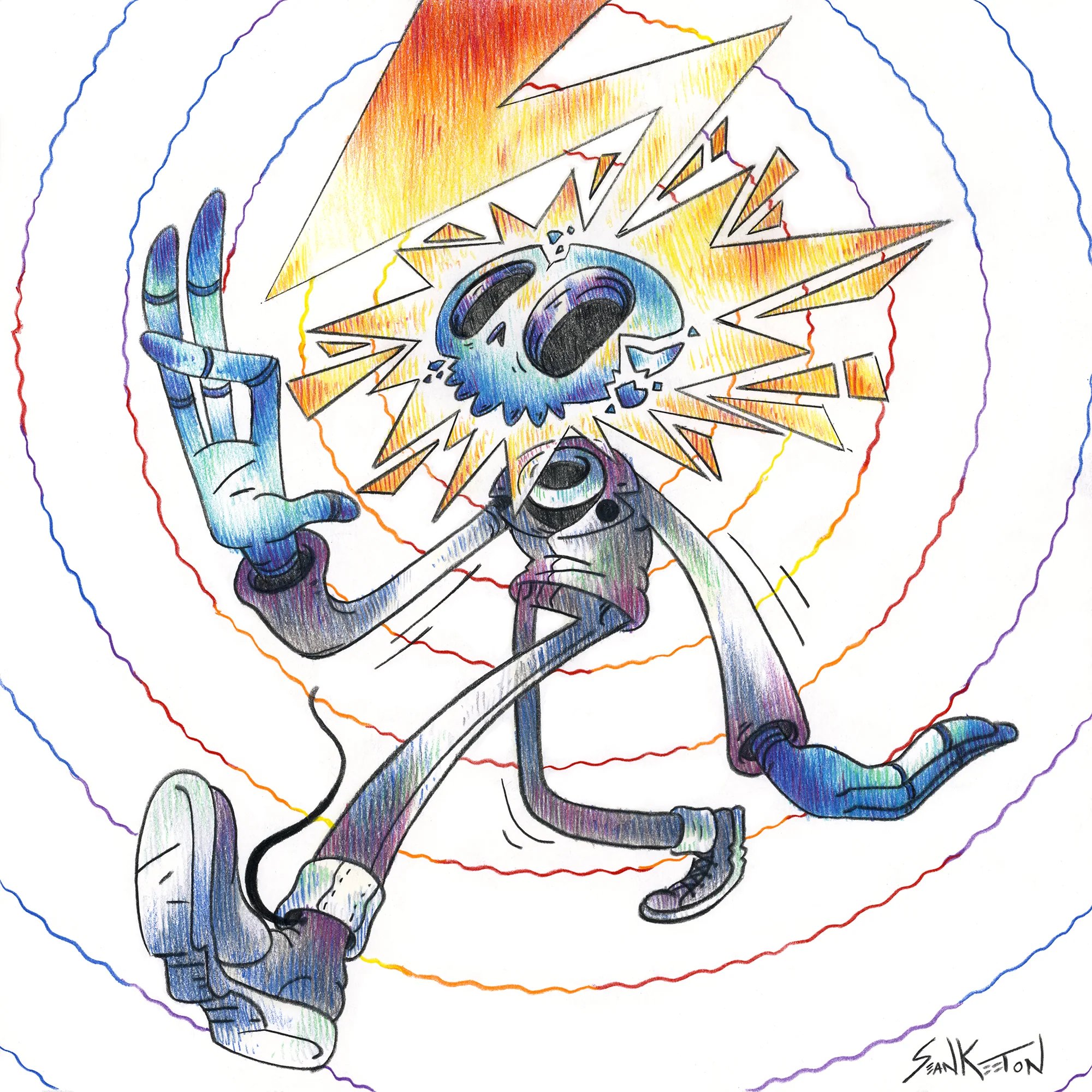 Rakugaki 6 (2024) - Sean Keeton - "A Bolt Out of the Blue"