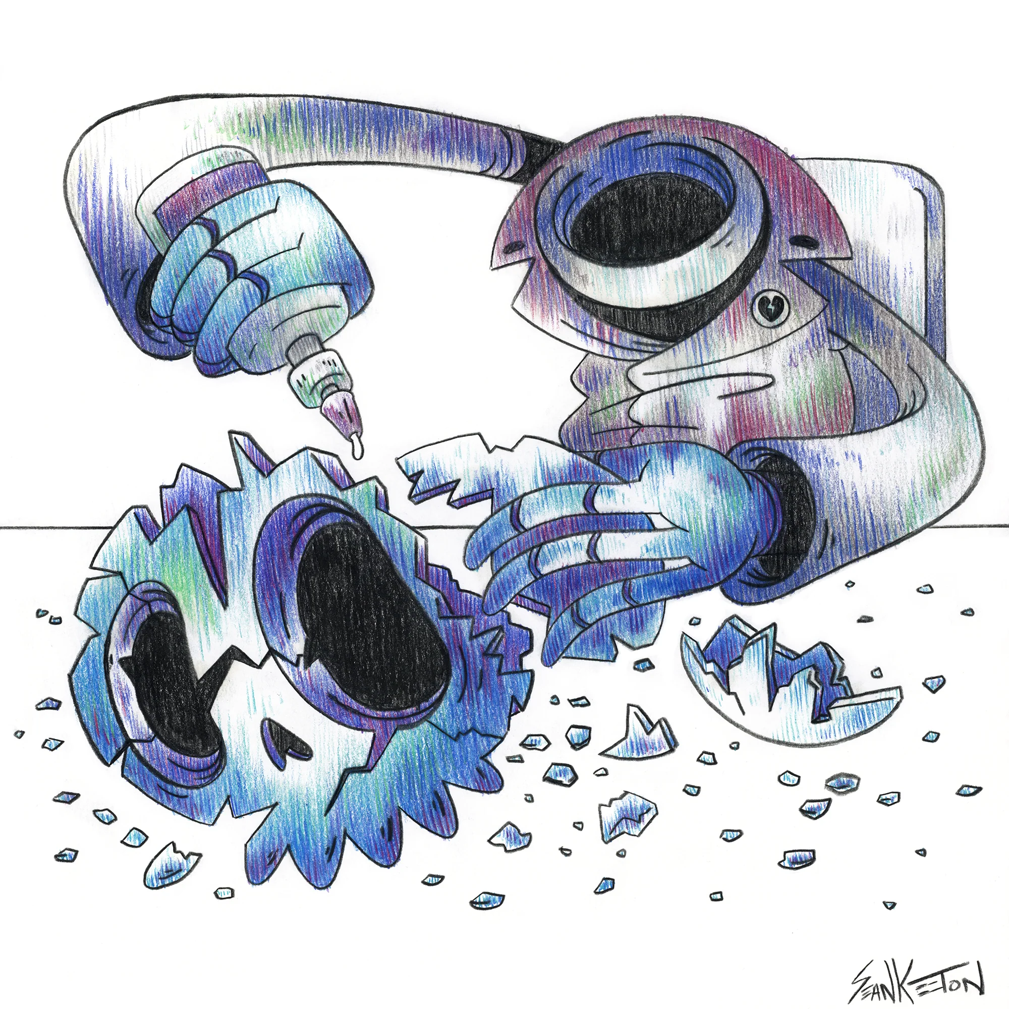 Rakugaki 6 (2024) - Sean Keeton - "Hoping The Pieces Still Fit"