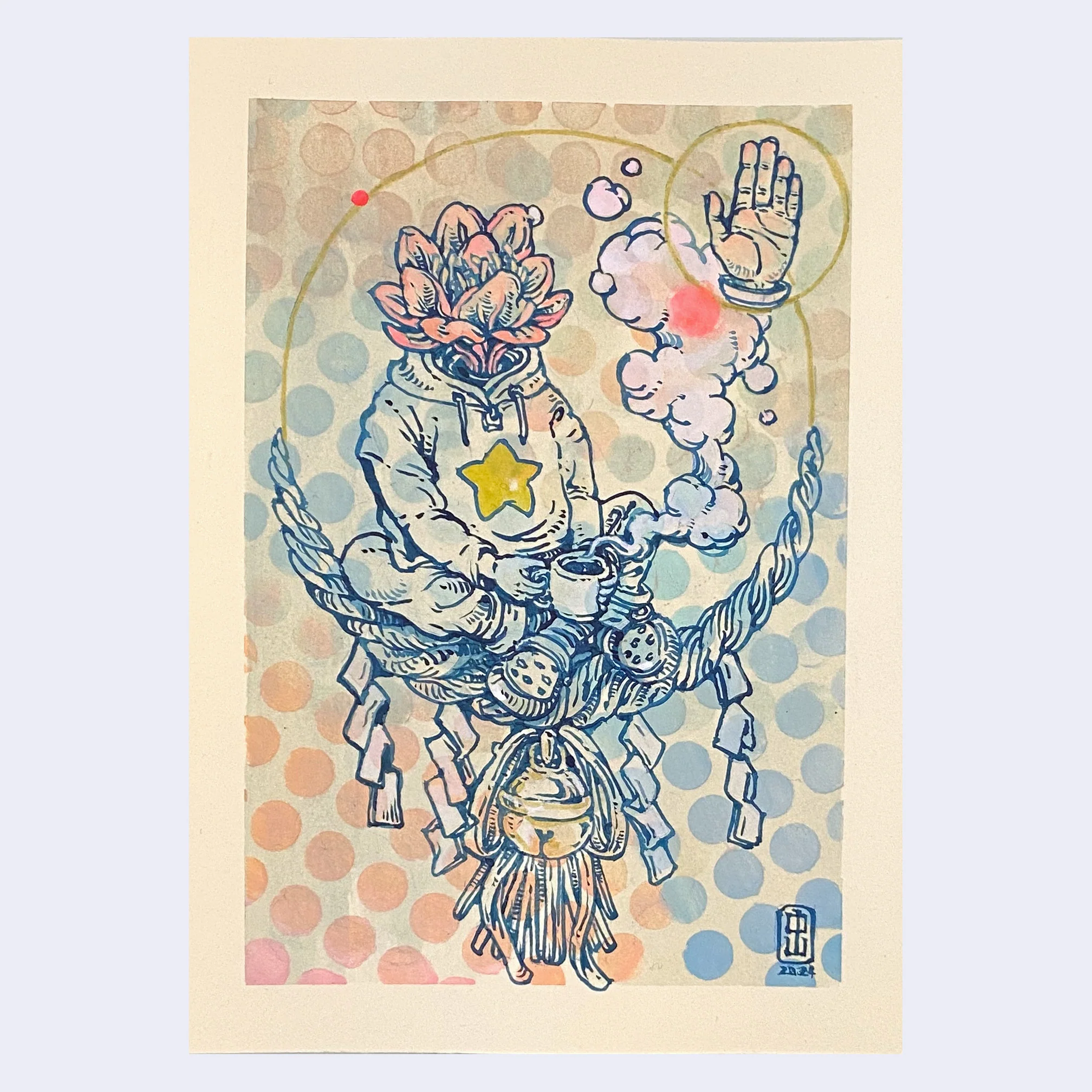 Rakugaki 6 (2024) - Shihori Nakayama - "Coffee Time #2"
