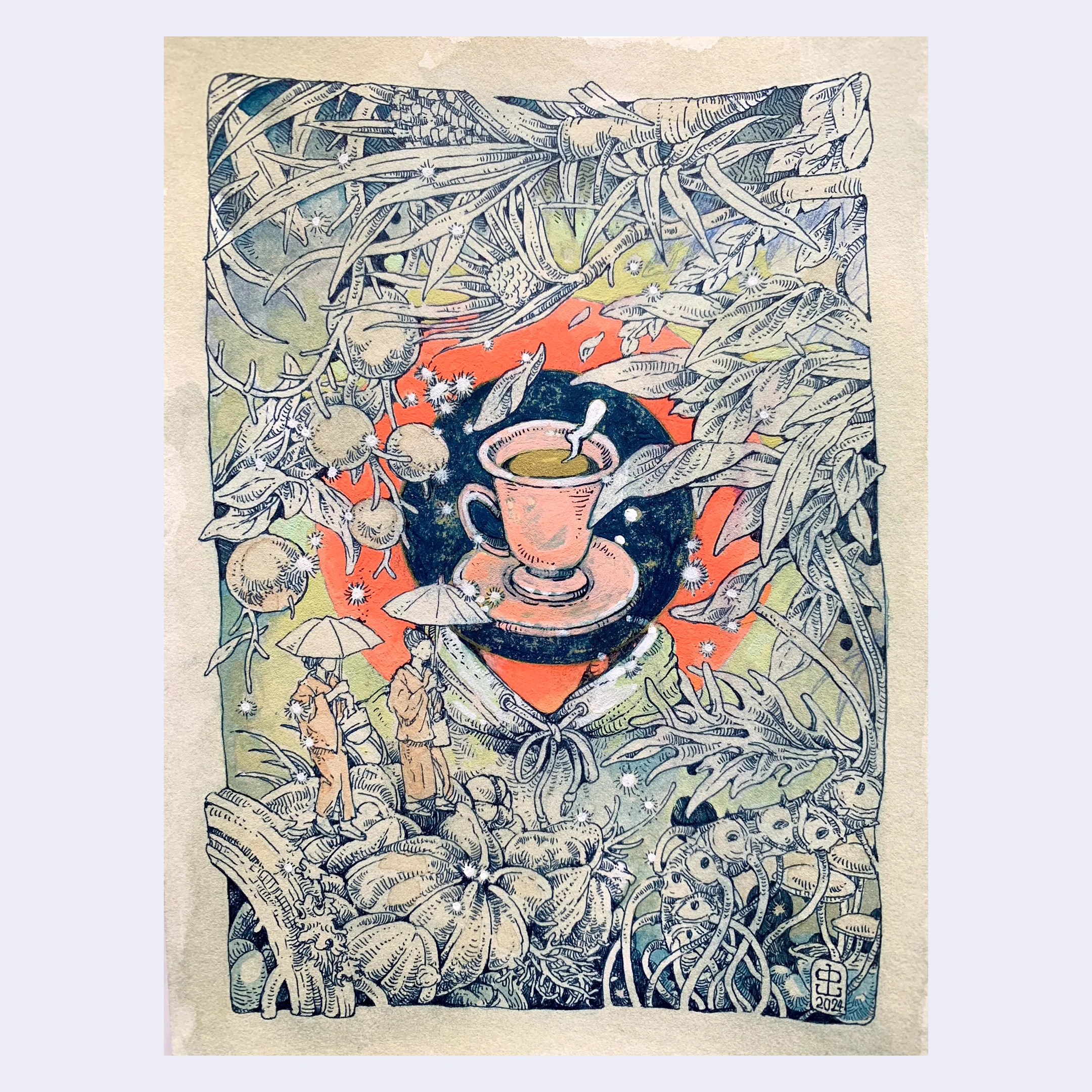 Rakugaki 6 (2024) - Shihori Nakayama - "Coffee Time #1"