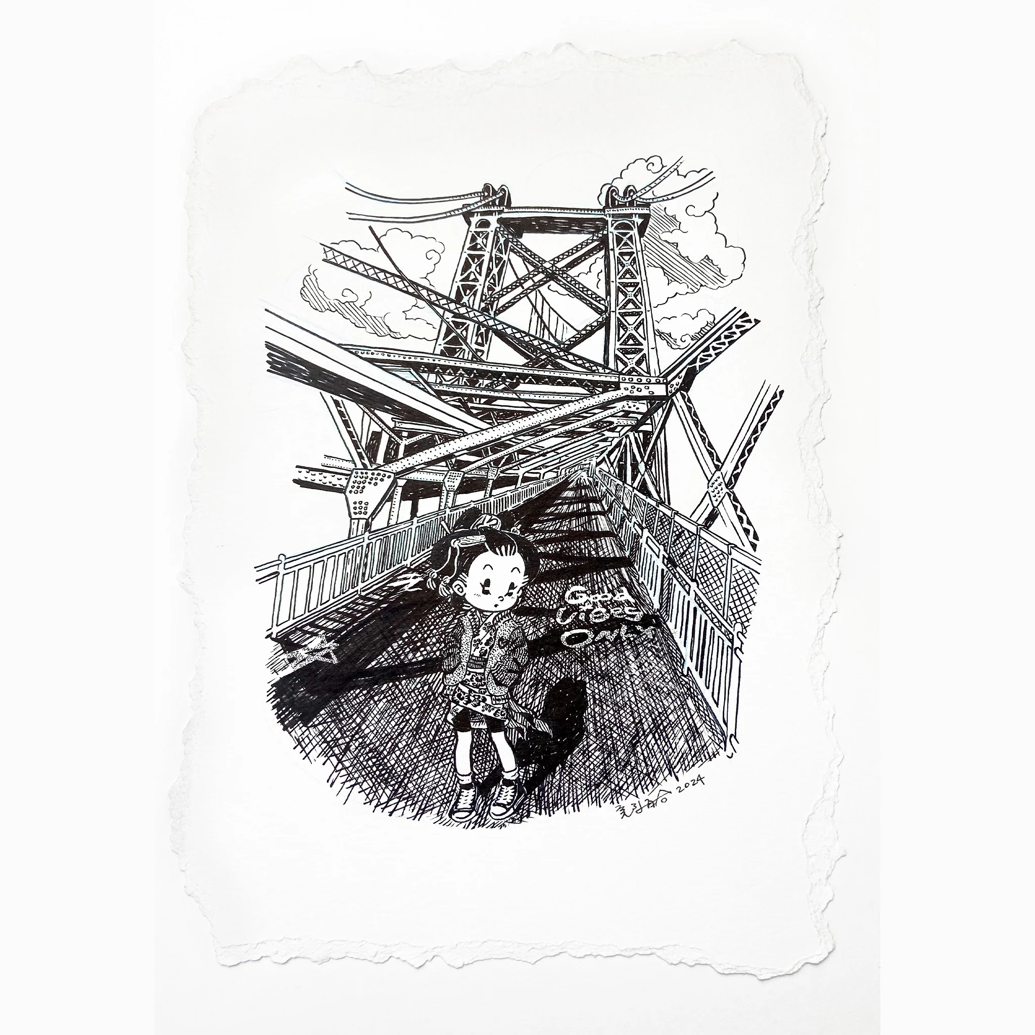 Rakugaki 6 (2024) - Shishidomia - "Williamsburg Bridge"