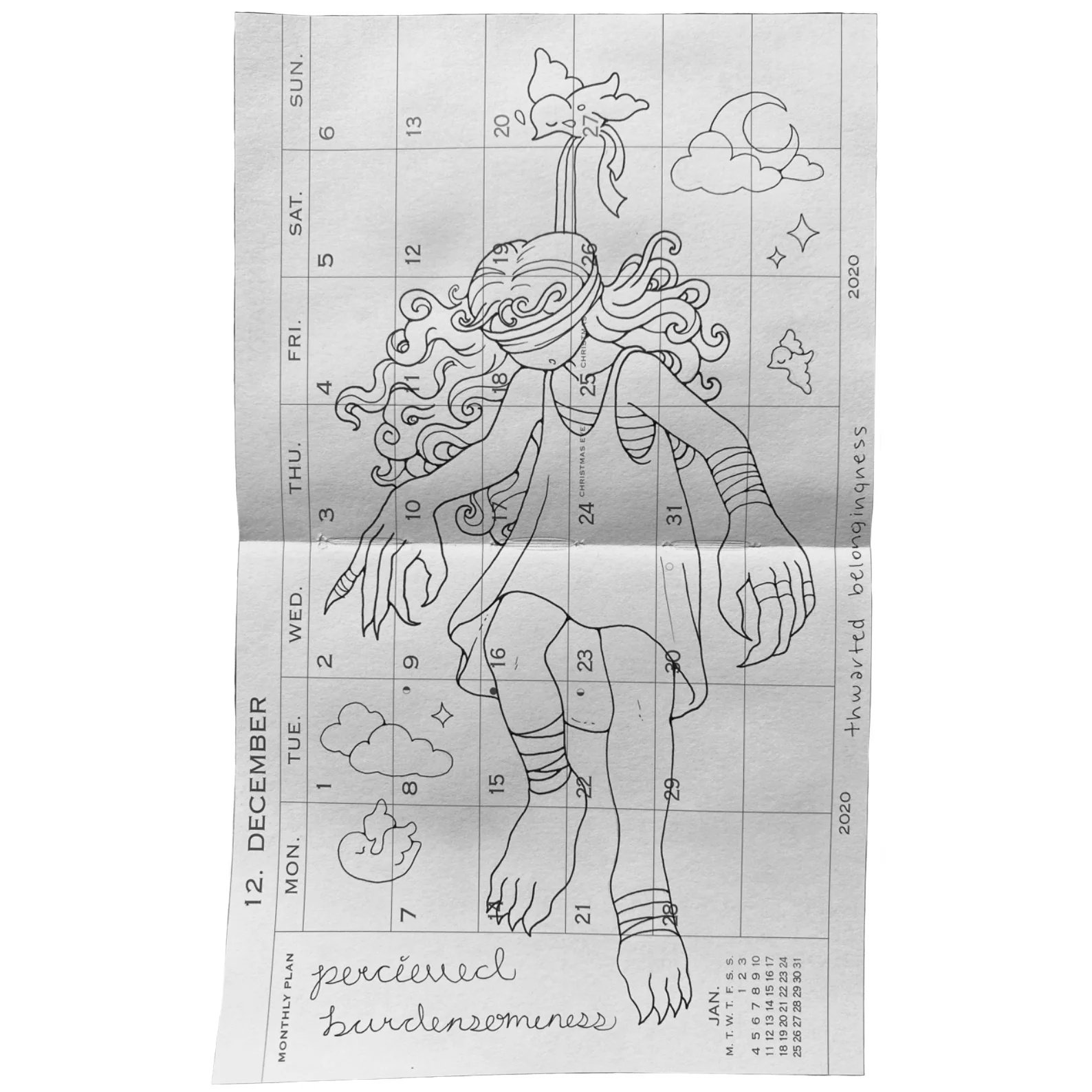 Rakugaki 7 (2025) - Angela Ramones - "Dissociation 1"