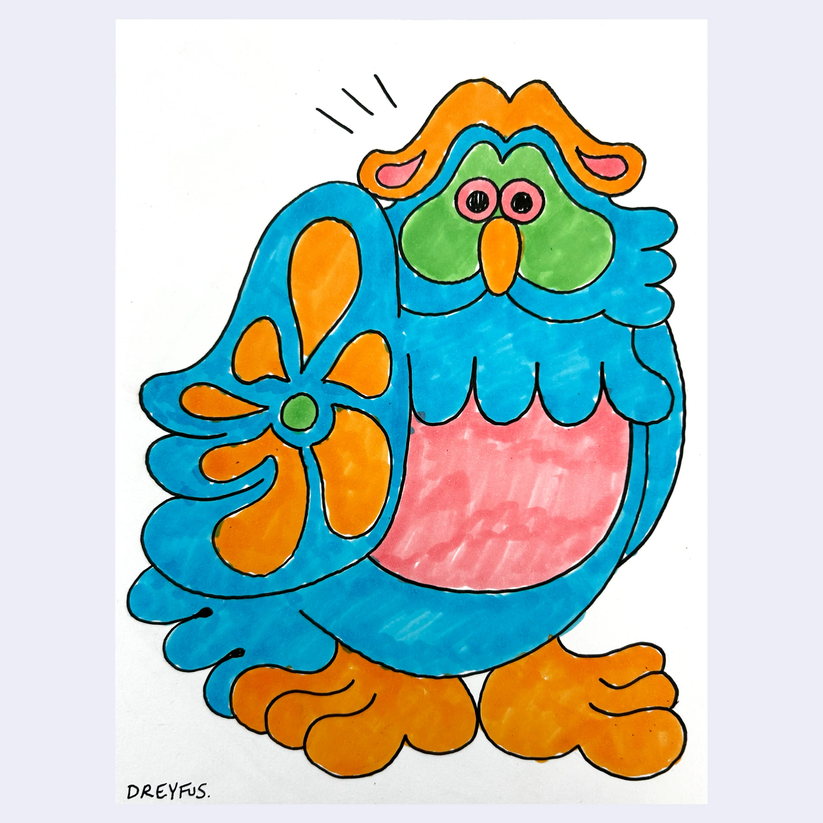 Rakugaki 7 (2025) - Ashley Dreyfus - "Owl Always Love You"