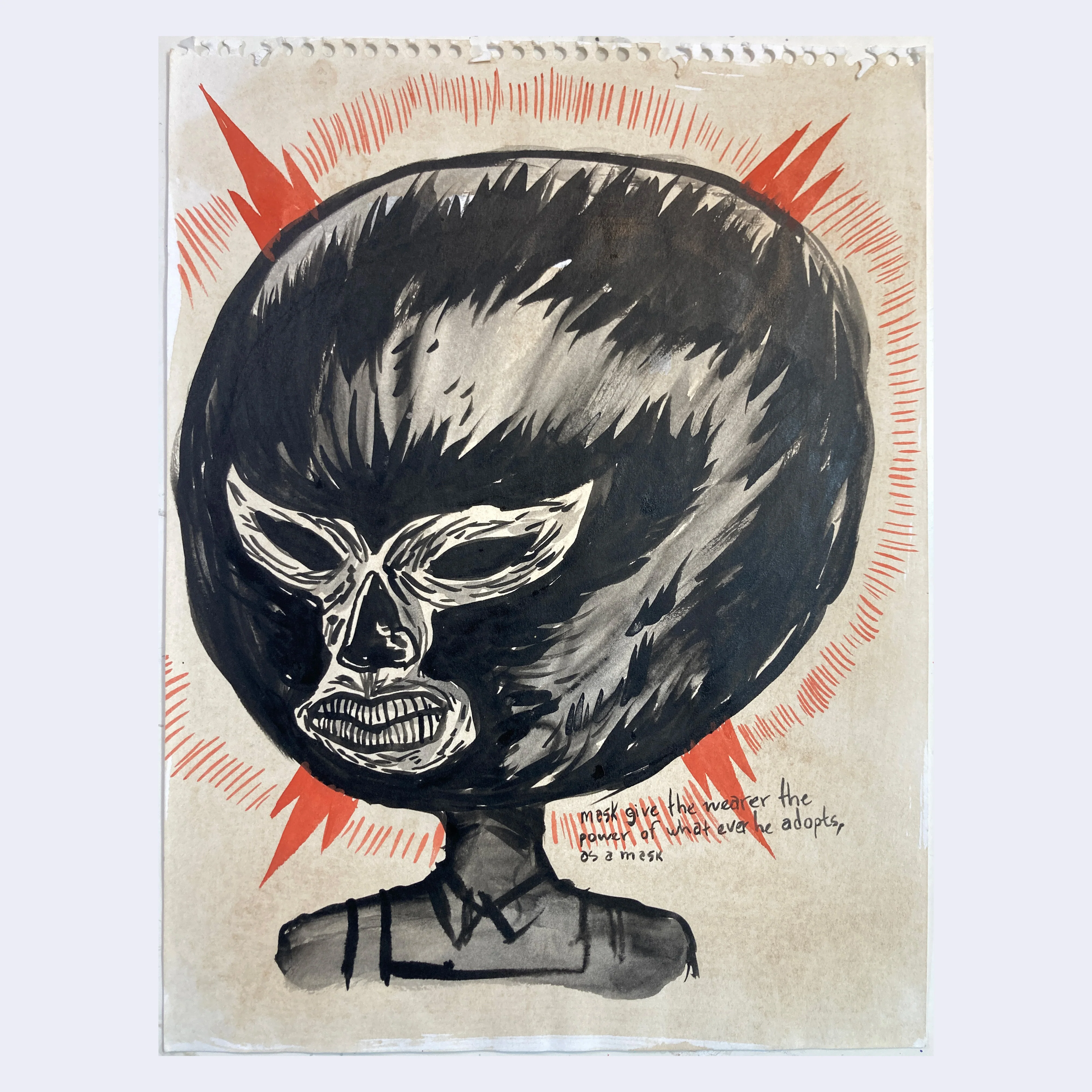 Rakugaki 7 (2025) - Charles Glaubitz - "Mask"