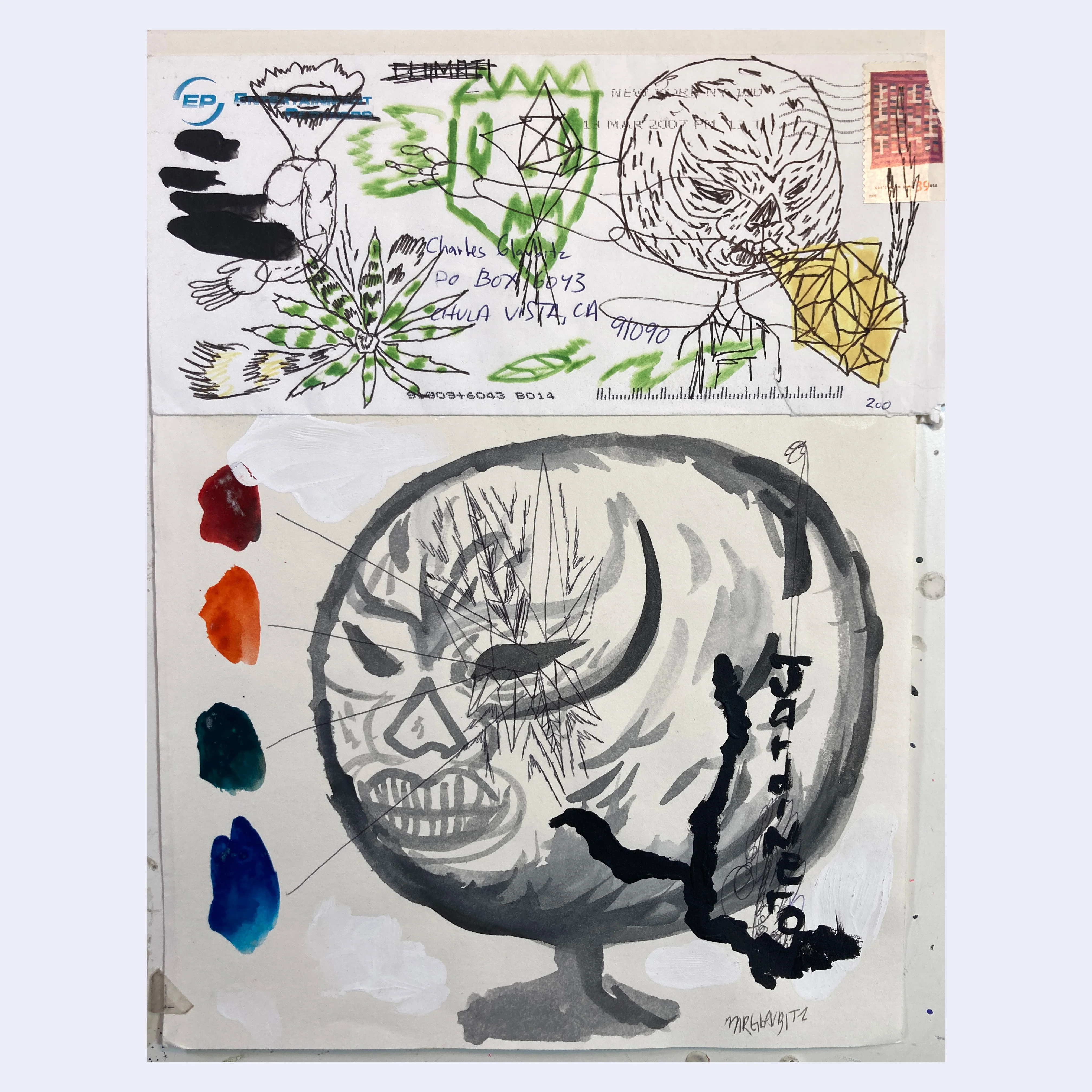 Rakugaki 7 (2025) - Charles Glaubitz - "Old Post Jardinero"