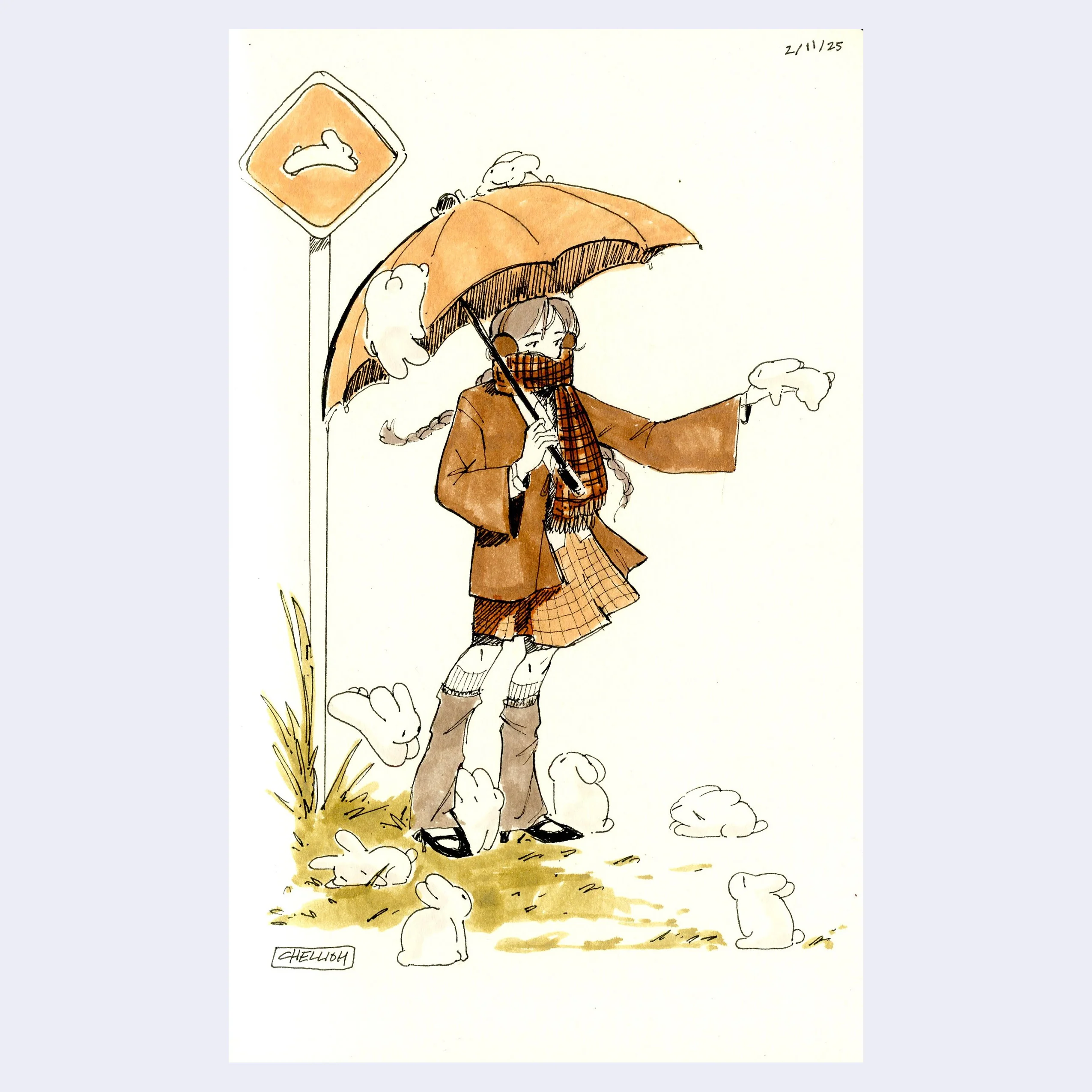 Rakugaki 7 (2025) - Chellioh - "Day 7/30"