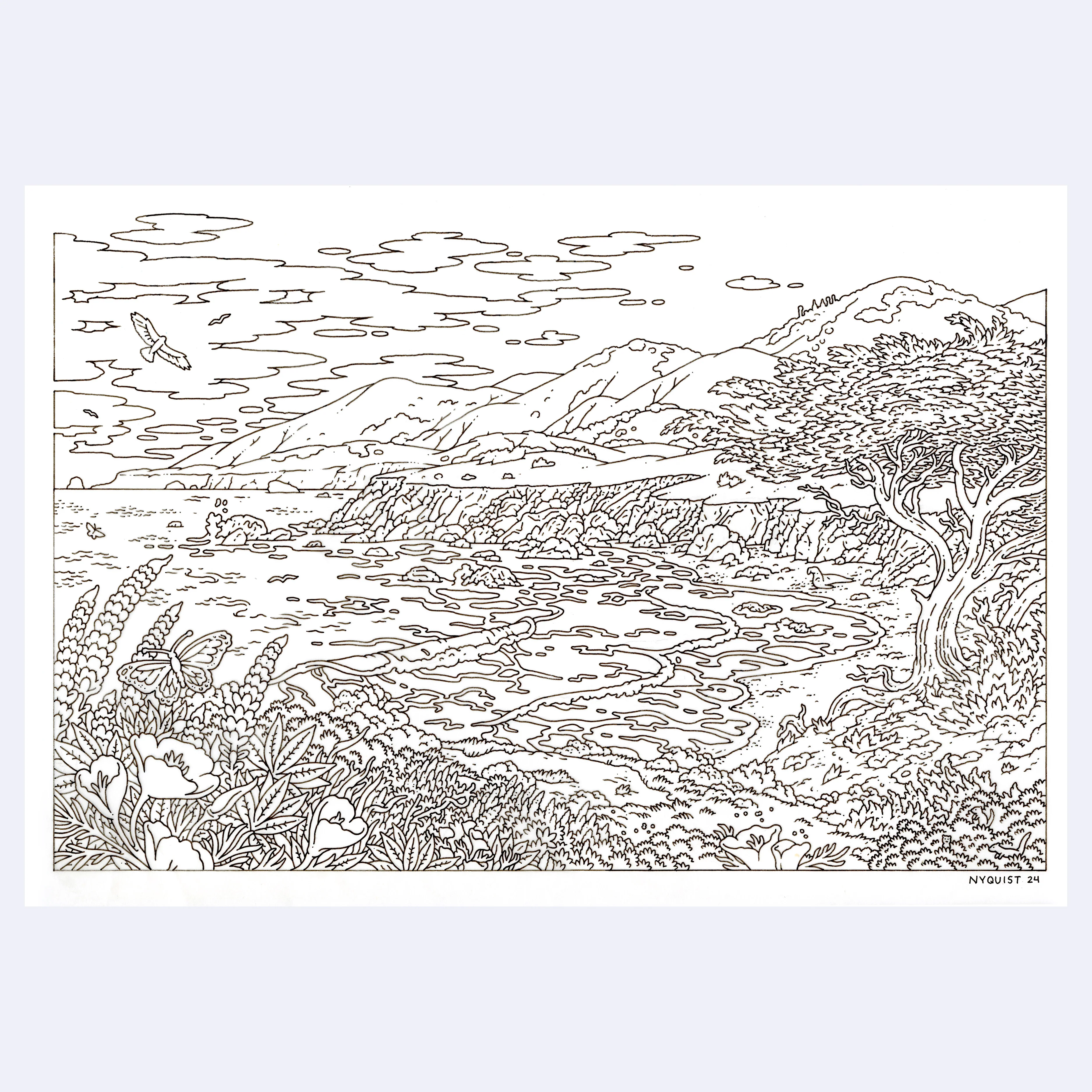 Rakugaki 7 (2025) - Eric Nyquist - "San Simeon"