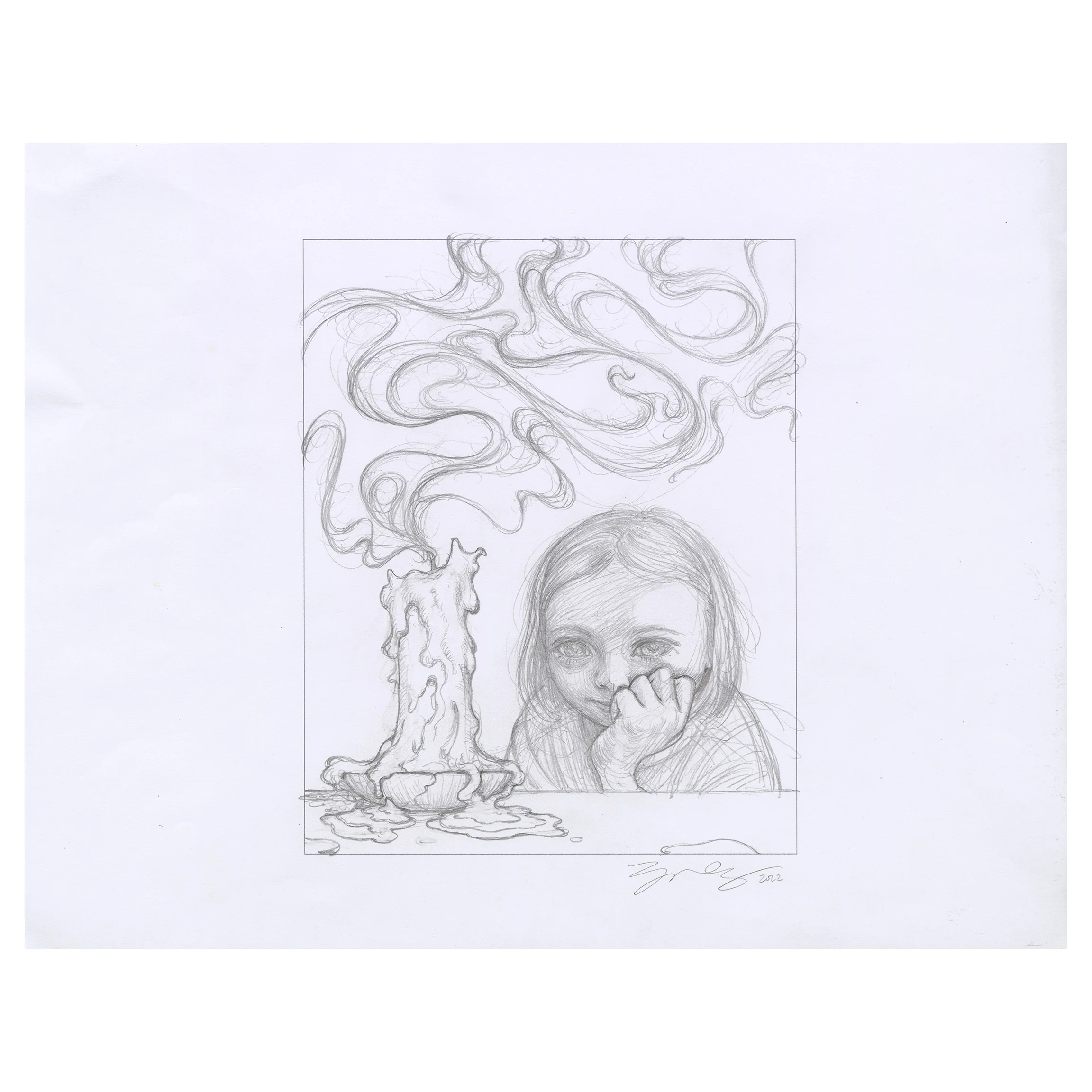Giant Robot 30 Years - James Jean - "Candle Sketch"