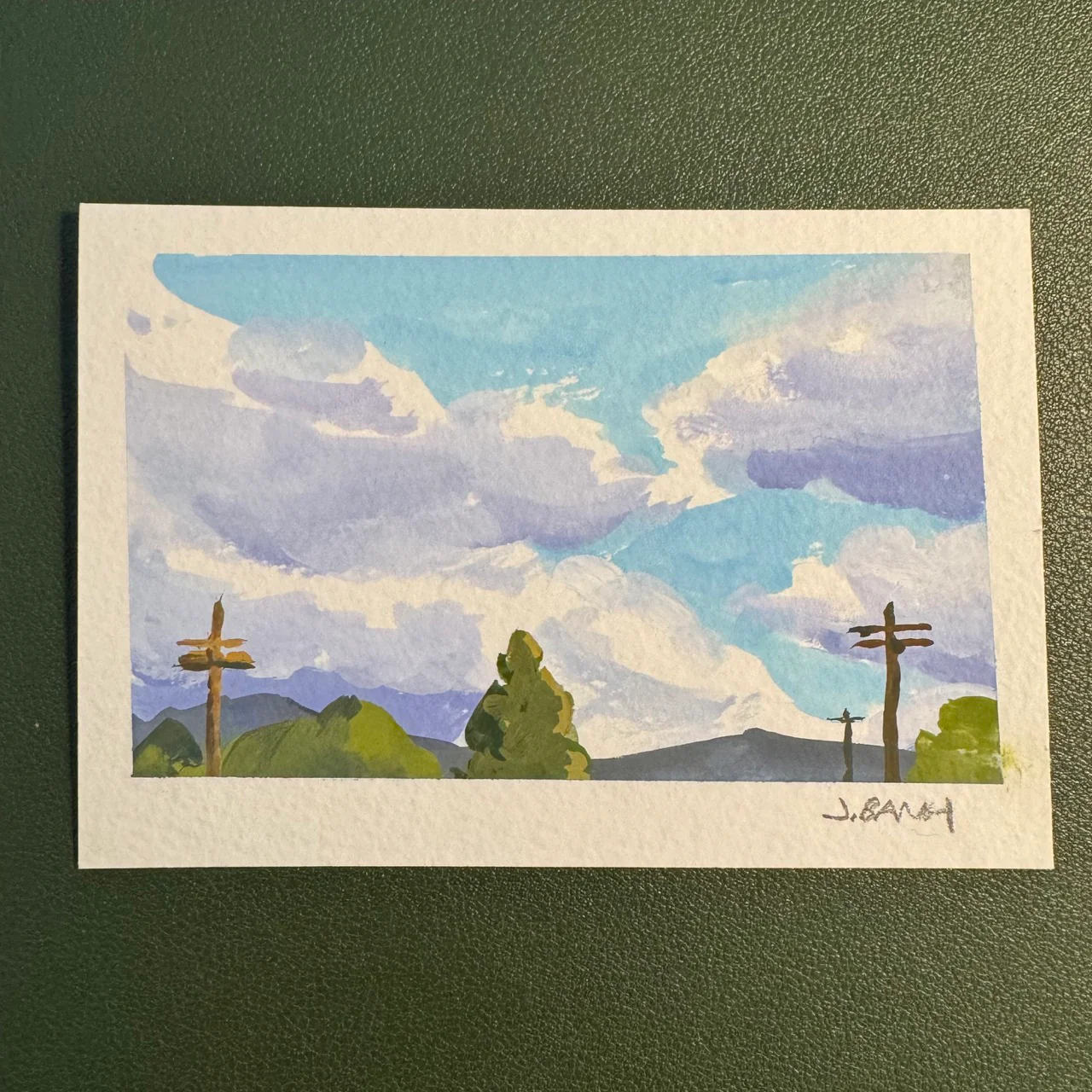 Rakugaki 7 (2025) - John Banh - "Clouds 3"