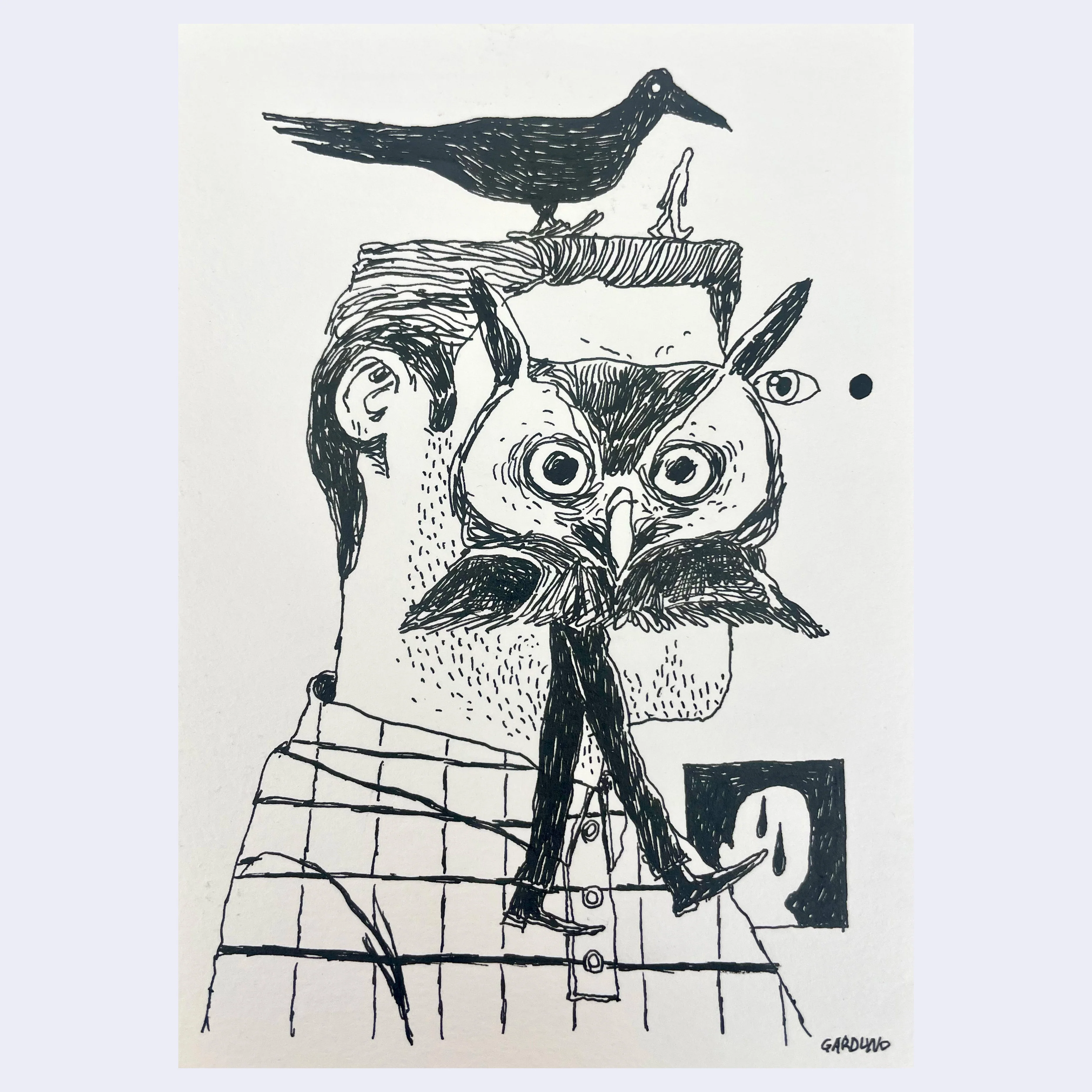 Rakugaki 7 (2025) - Ken Garduno - "Decimal Point"
