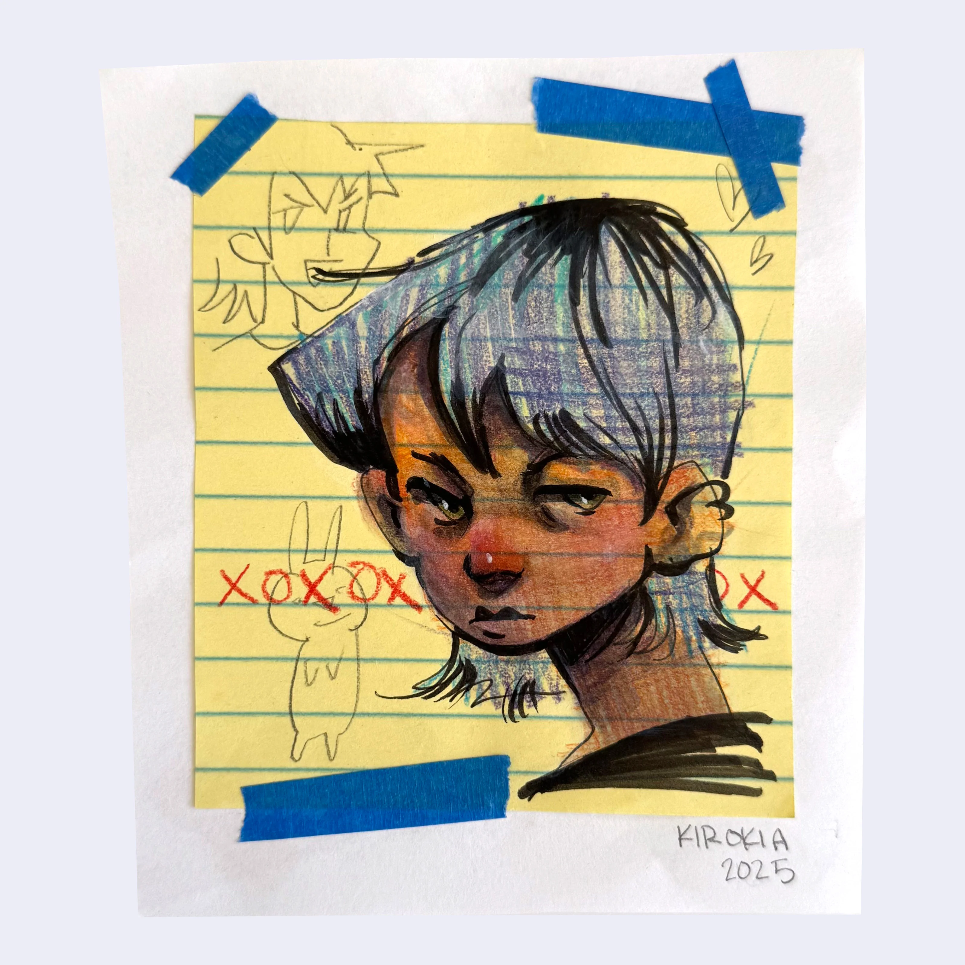 Rakugaki 7 (2025) - Kira Sincock - "Homework 03"