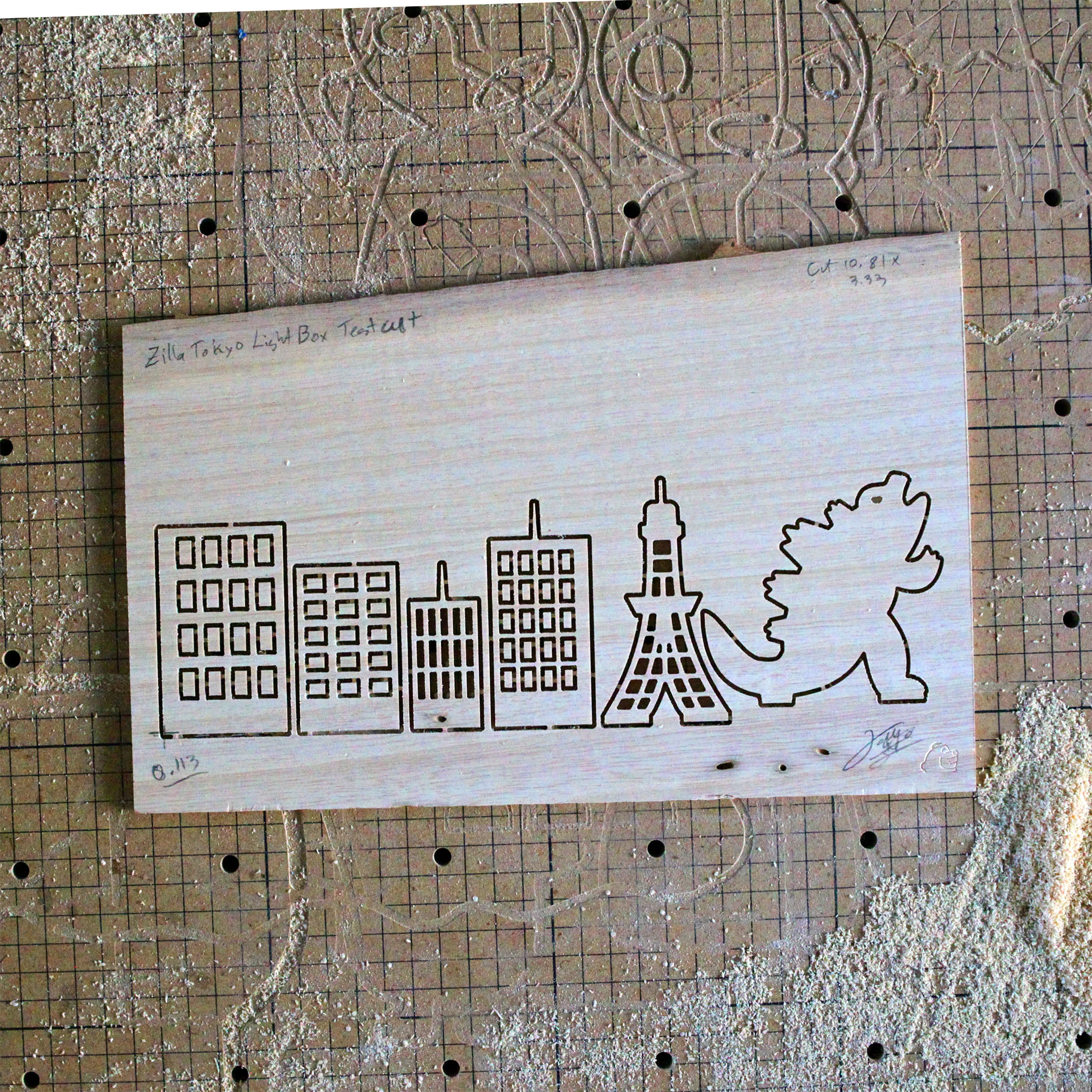 Rakugaki 7 (2025) - Lap Ngo - "Zilla Tokyo Light Box Test Cut"