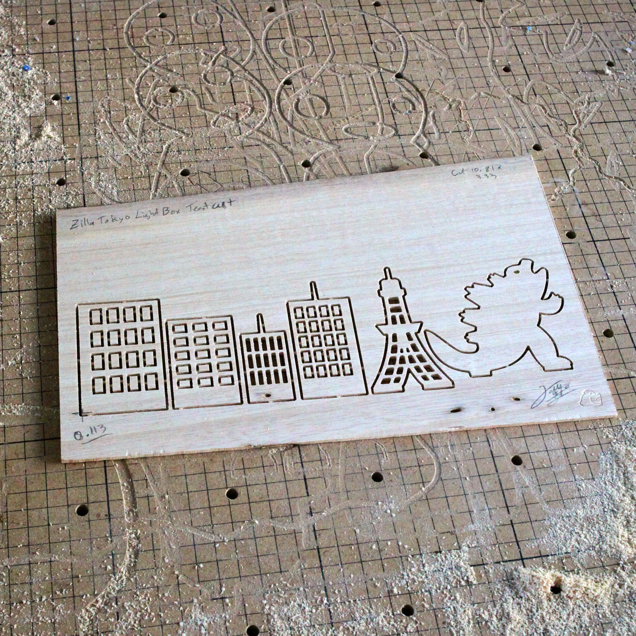 Rakugaki 7 (2025) - Lap Ngo - "Zilla Tokyo Light Box Test Cut" - Image 2