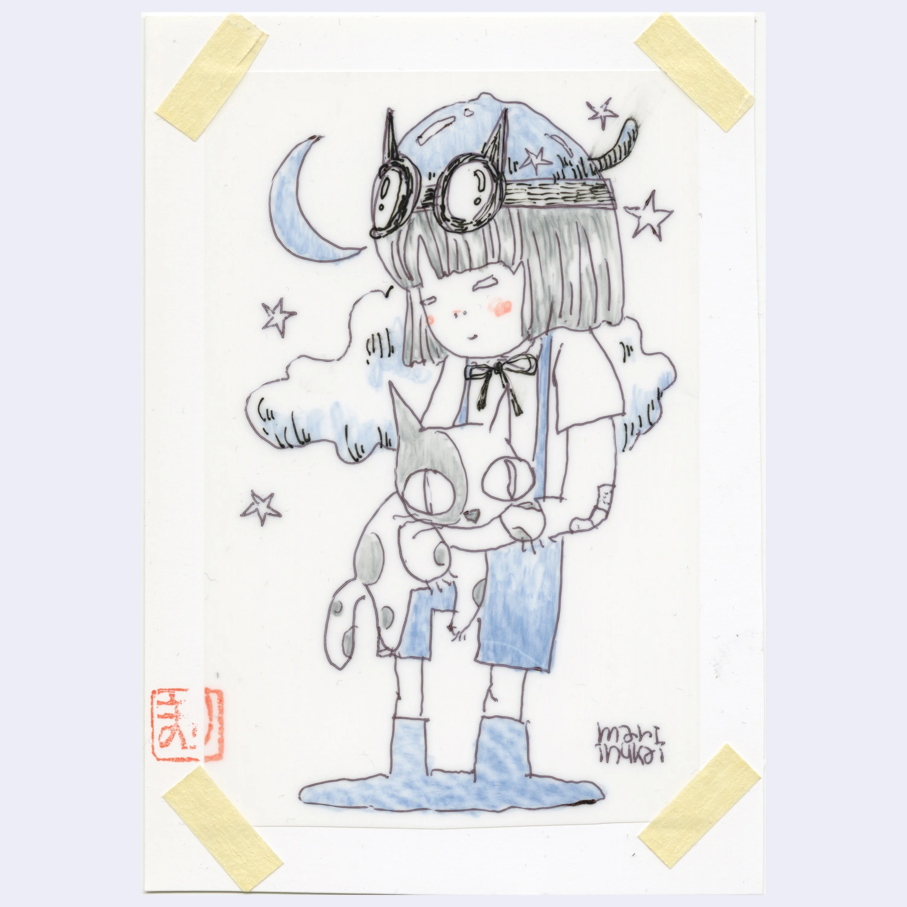 Rakugaki 7 (2025) - Mari Inukai - "NEKO"