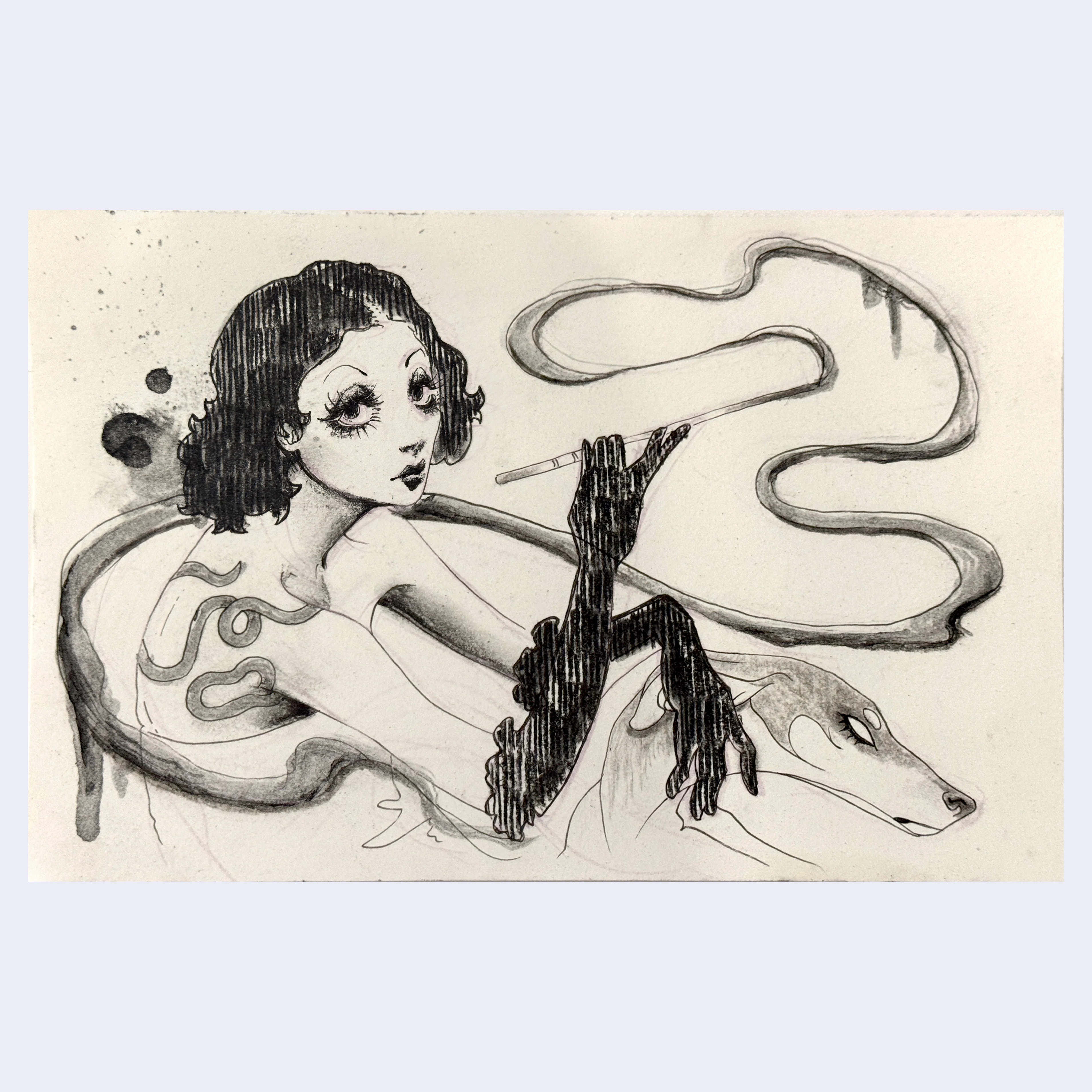 Rakugaki 7 (2025) - Marina Caro - "Flapper"