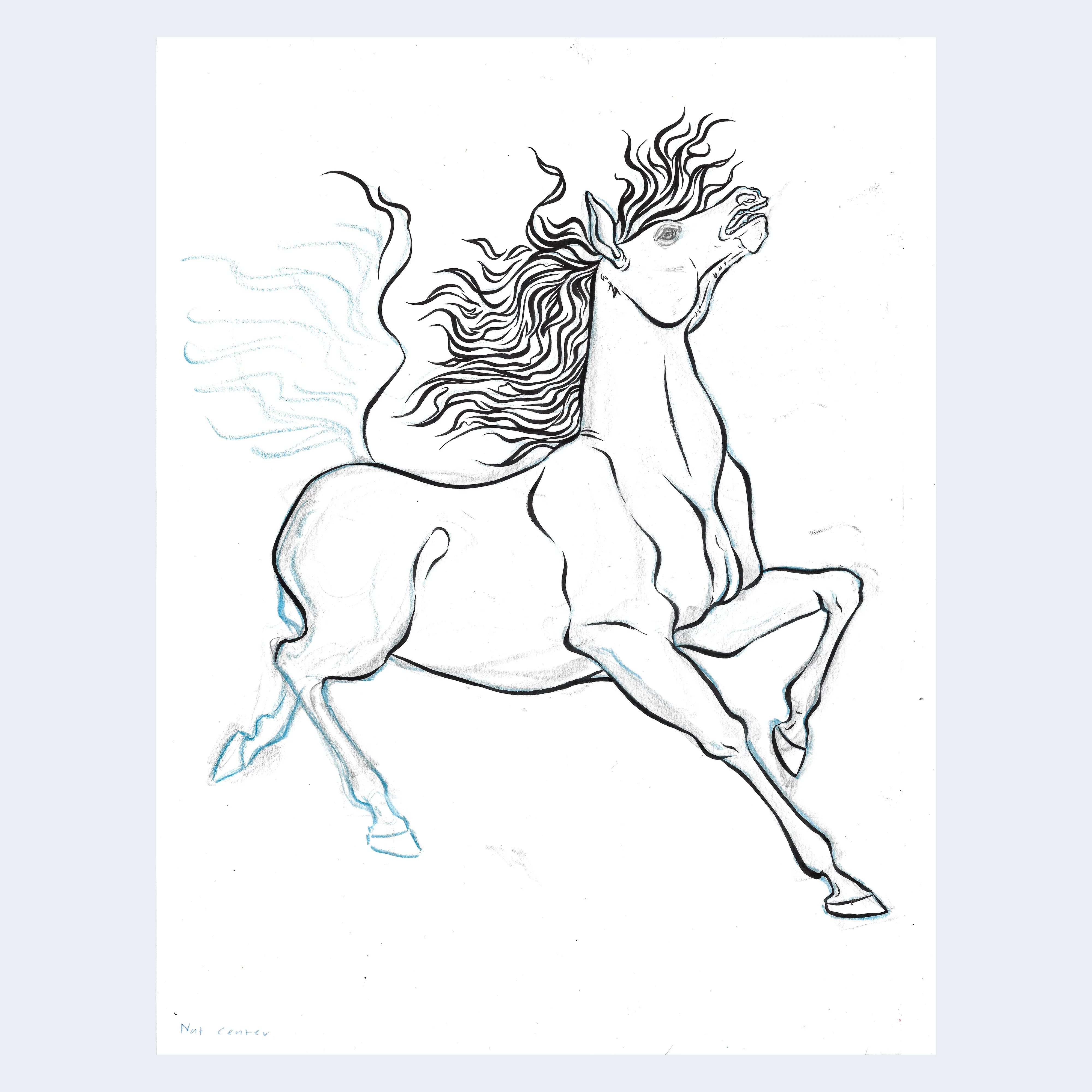 Rakugaki 7 (2025) - Nat Center - "Fire Horse"