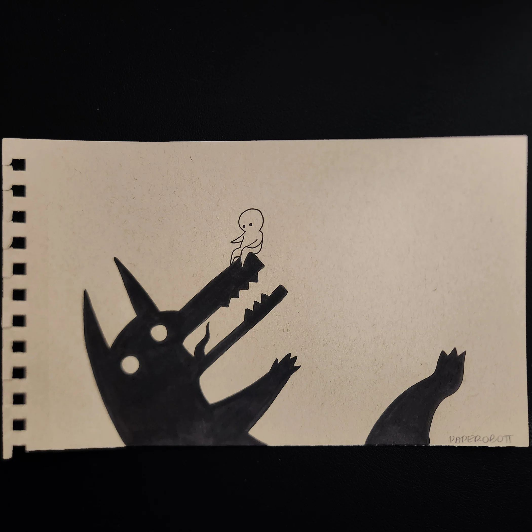 Rakugaki 7 (2025) - Paperobott - "A Friend"