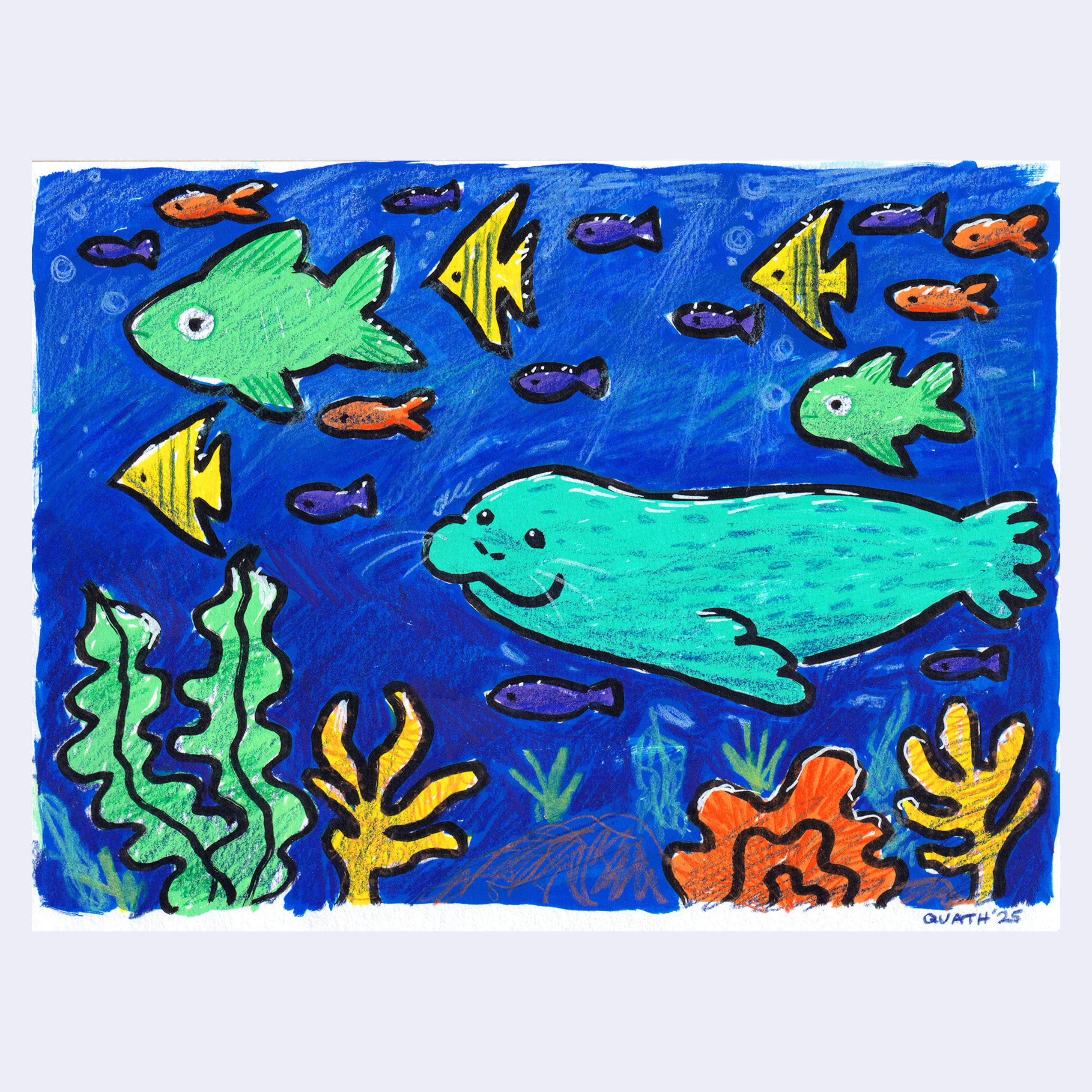 Rakugaki 7 (2025) - Quathryn - "Ocean Fun"