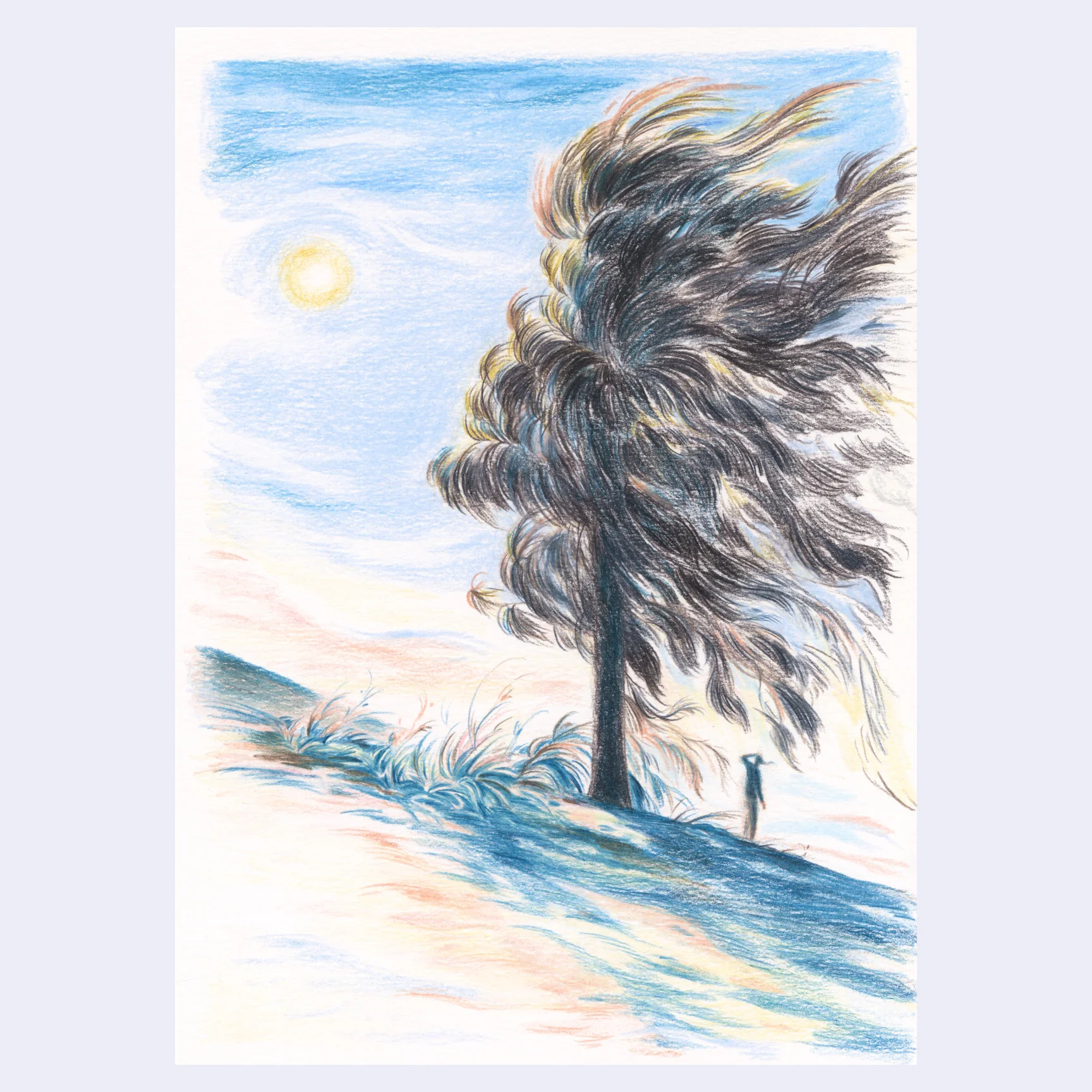 Rakugaki 7 (2025) - Sally Deng - "Windy Trail"