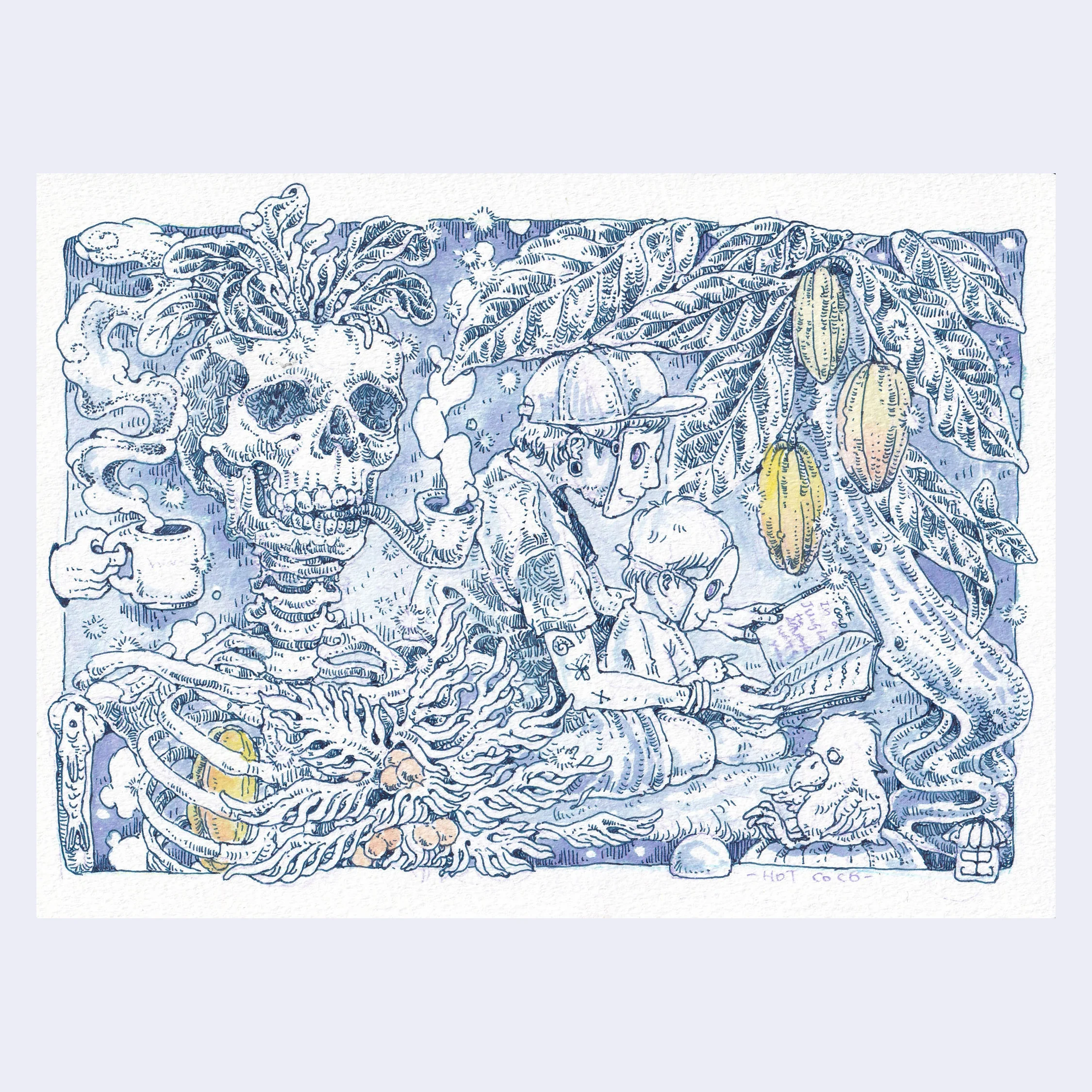 Rakugaki 7 (2025) - Shihori Nakayama - "Hot Coco"