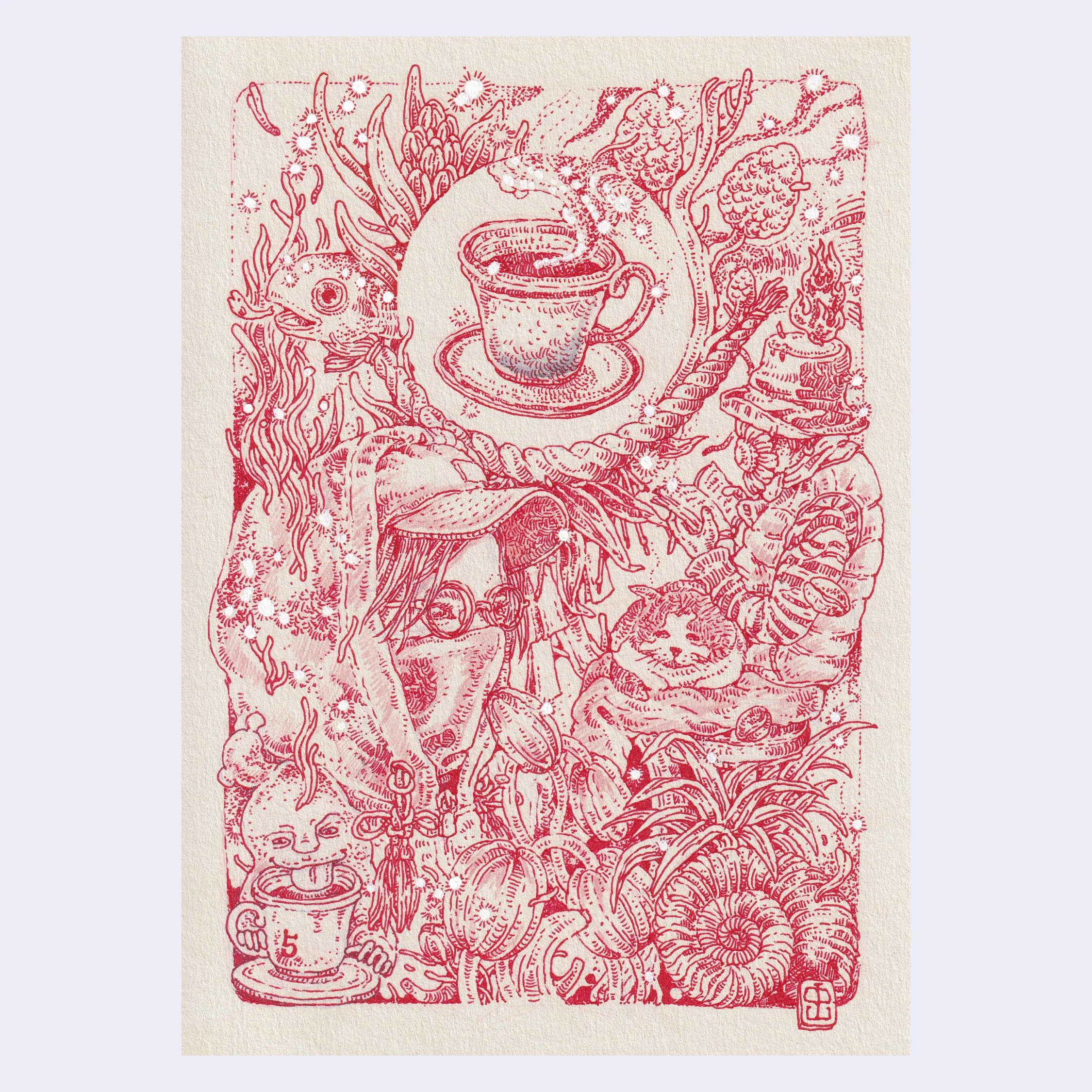 Rakugaki 7 (2025) - Shihori Nakayama - "Sober Drink"
