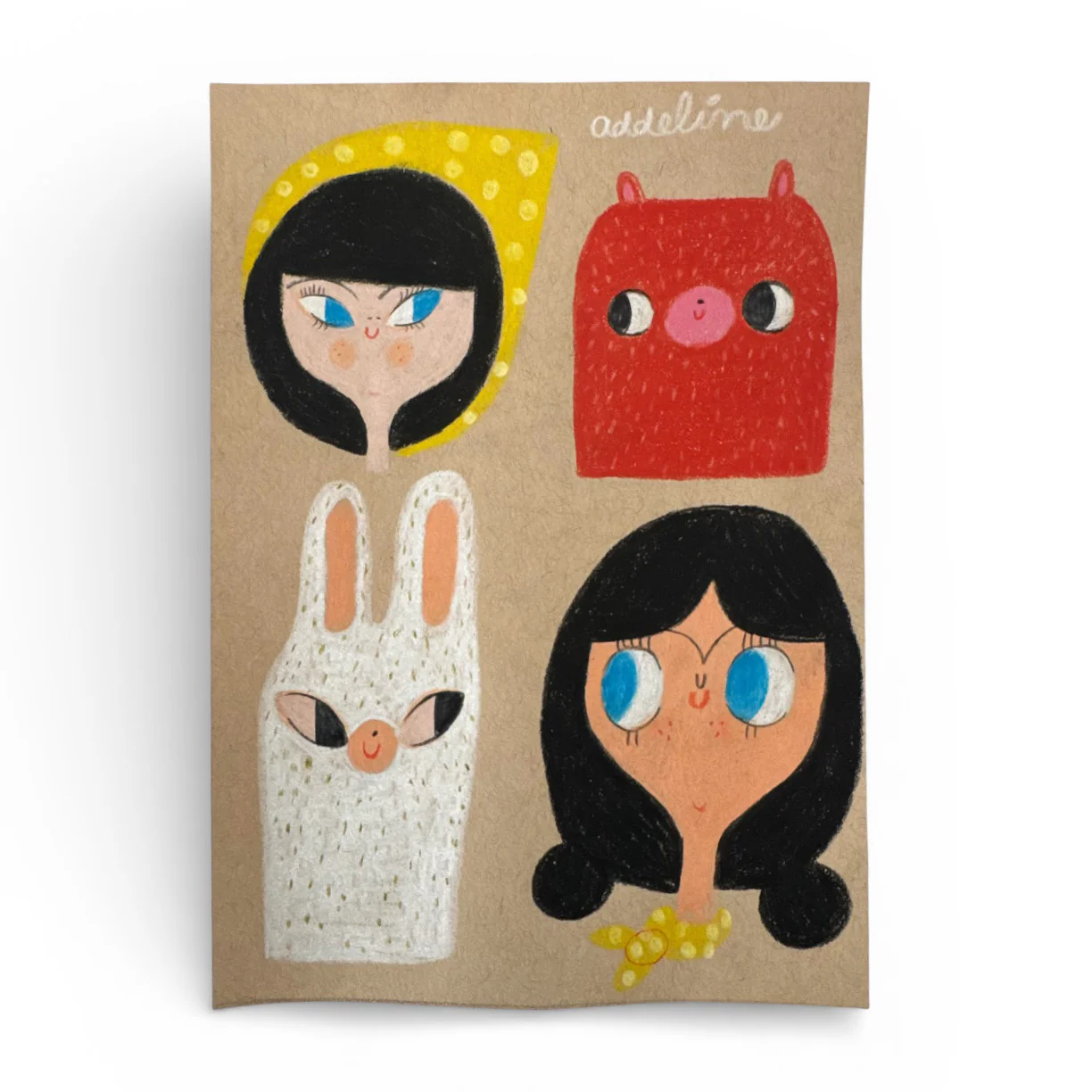 Rakugaki 8 (2026) - Addeline Griswold - "Forest Friends Sketch"