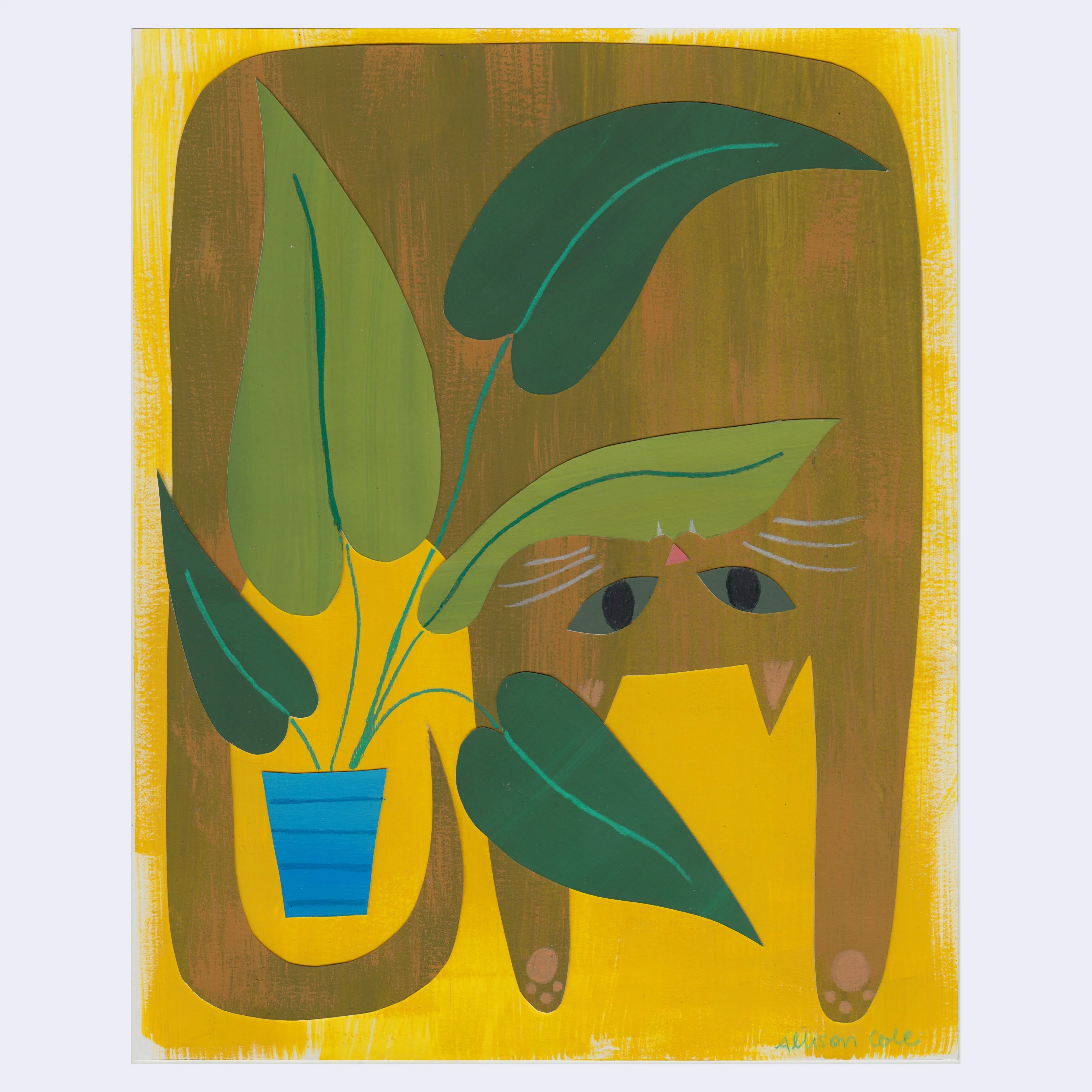 Rakugaki 8 (2026) - Allison Cole - "Gold Cutout Cat"