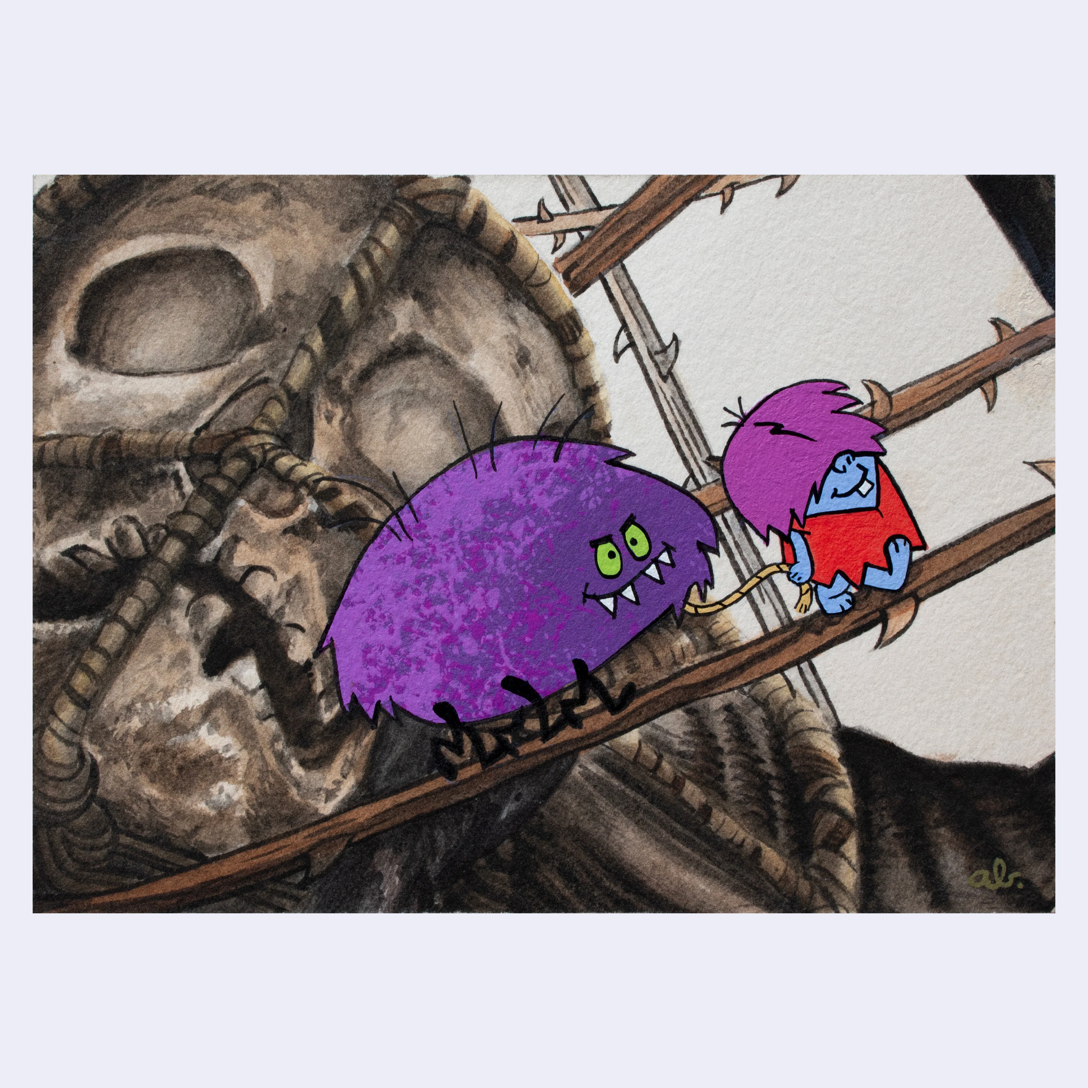 Rakugaki 8 (2026) - Andrew Brandou - "Schneider The Spider And Gobby"