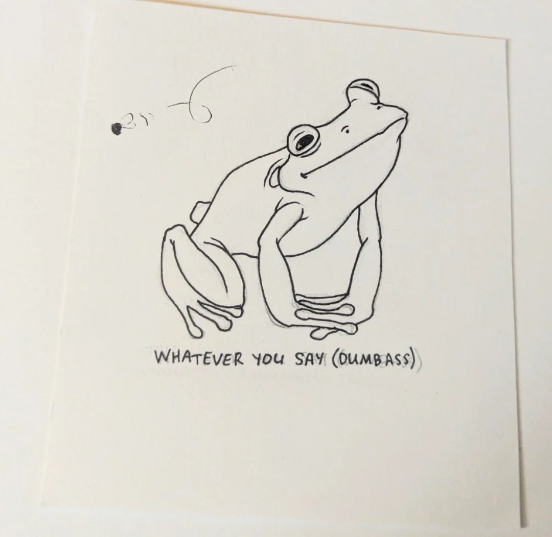 Rakugaki 8 (2026) - Cassia Lupo - "Whatever You Say..."