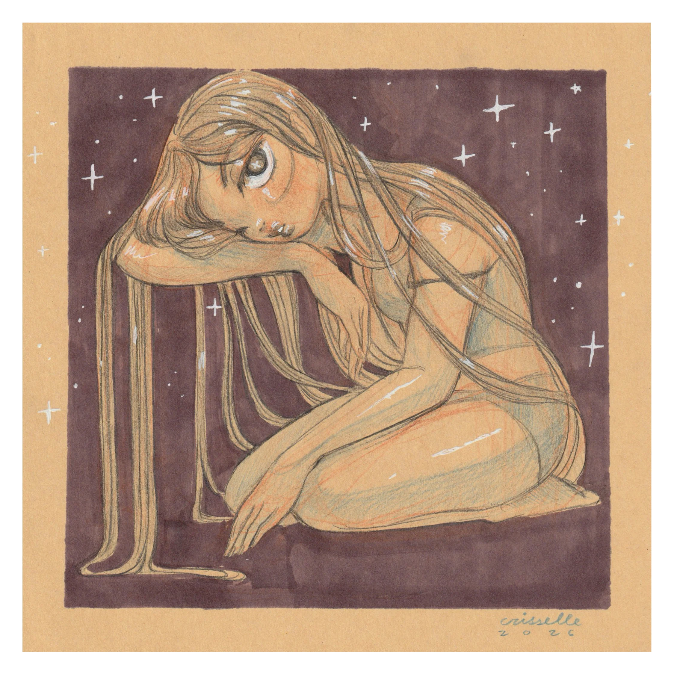 Rakugaki 8 (2026) - Crisselle - "Lounging 3"