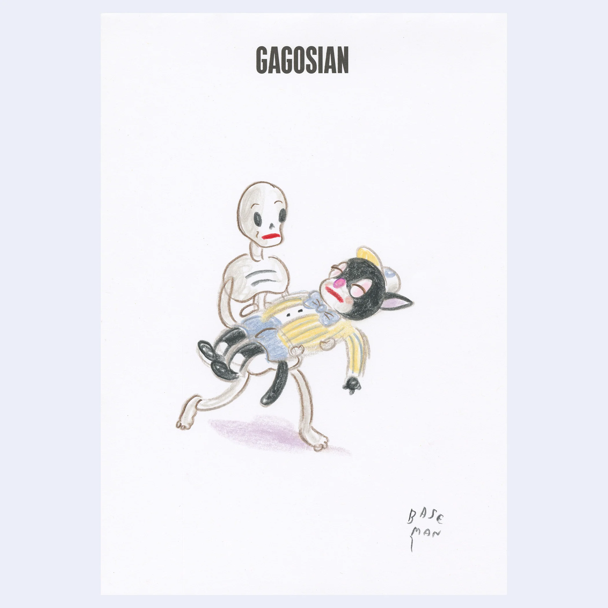 Rakugaki 8 (2026) - Gary Baseman - "Gagosian Mourning Bosko"
