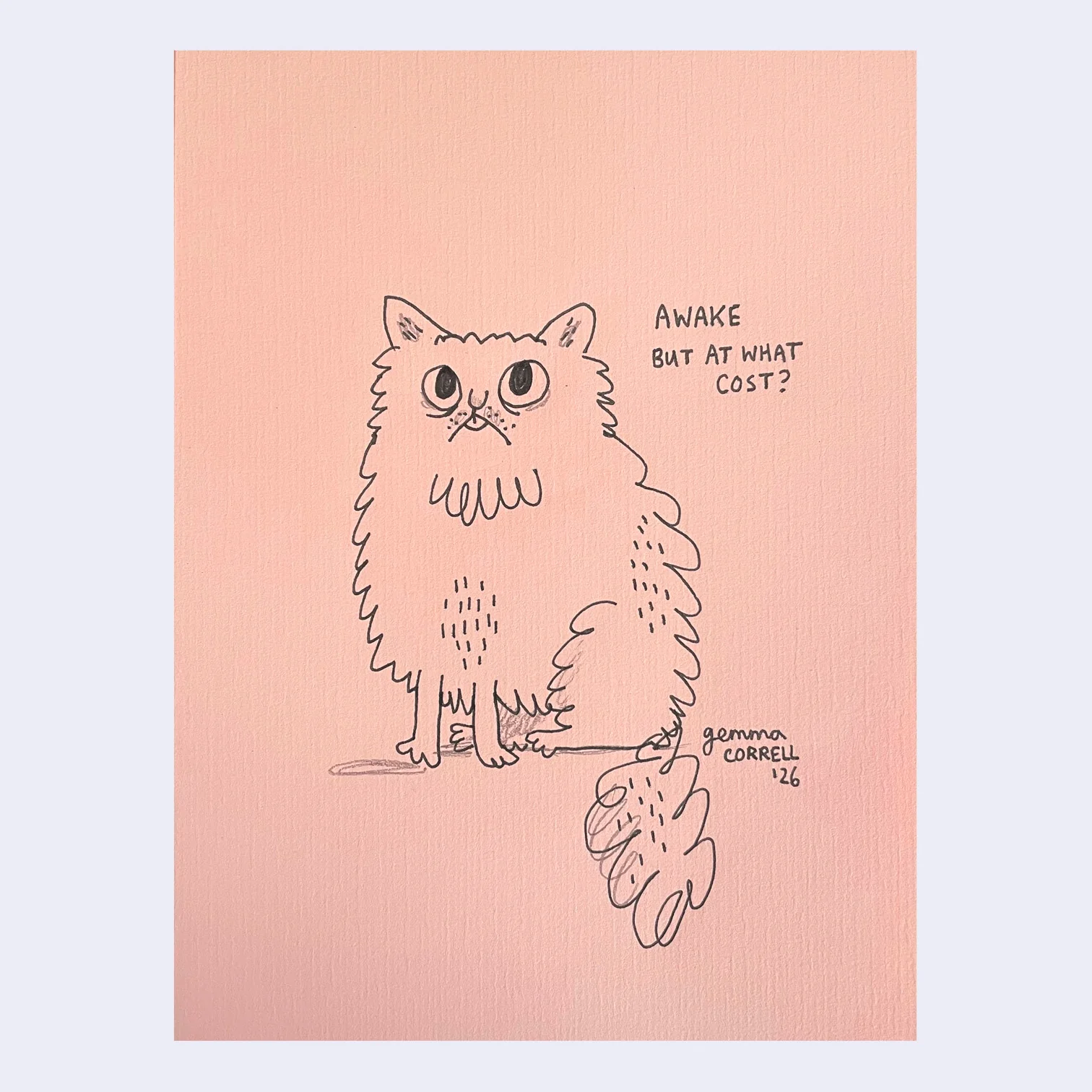 Rakugaki 8 (2026) - Gemma Correll - "Awake"