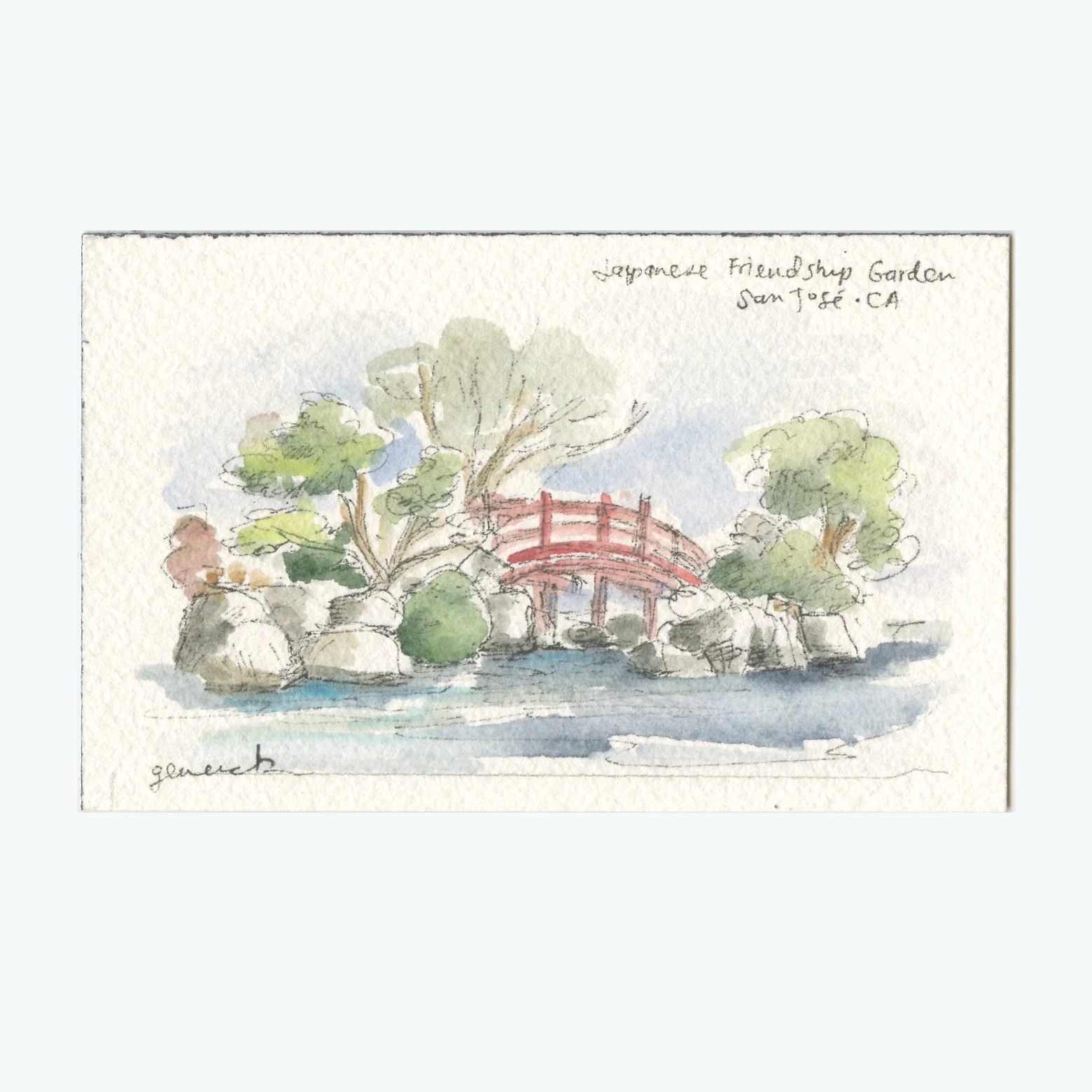 Rakugaki 8 (2026) - Genevieve Santos - "Japanese Friendship Garden"