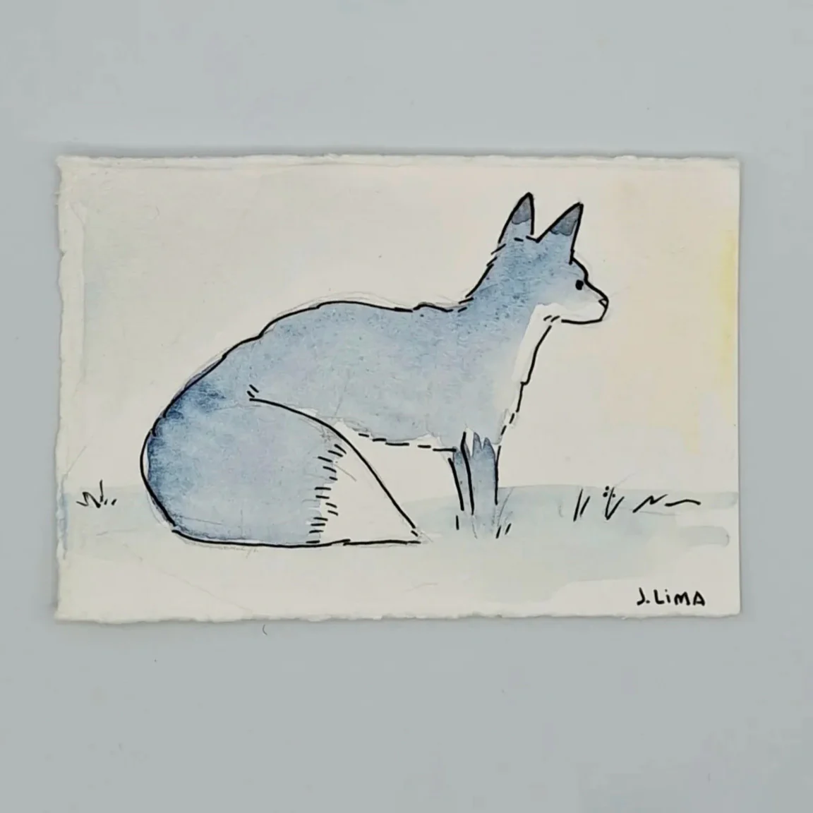 Rakugaki 8 (2026) - Jenn Lima - "Blue Kitsune"