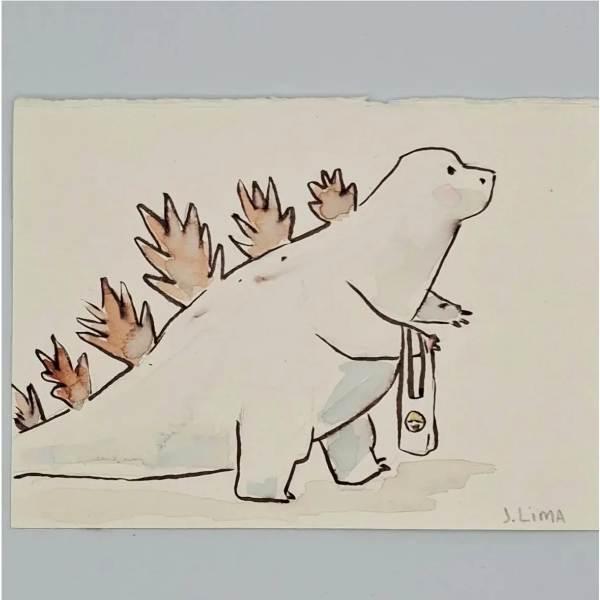 Rakugaki 8 (2026) - Jenn Lima - "Kaijū (Chonky)"
