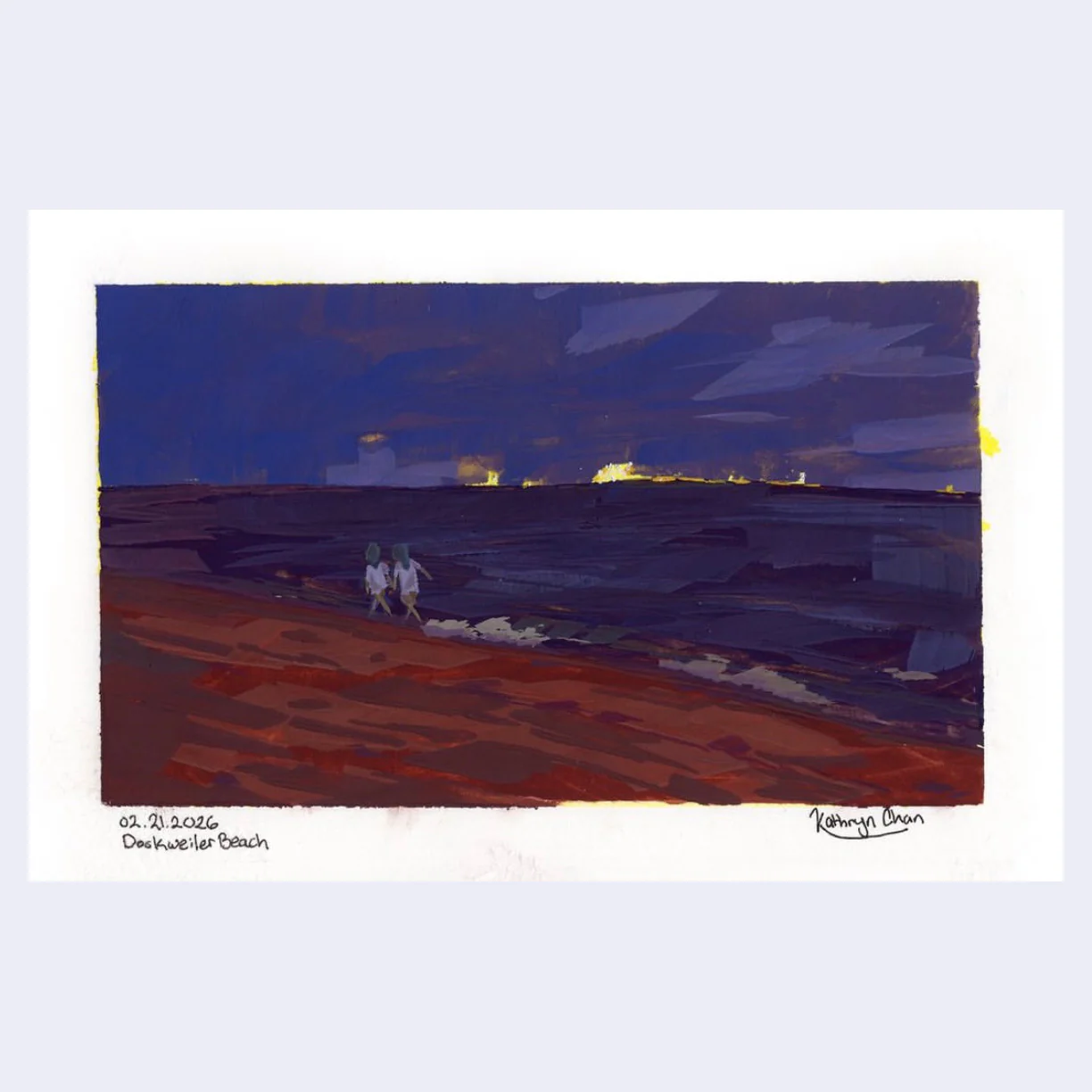 Rakugaki 8 (2026) - Kathryn Chan - "Dockweiler Beach"