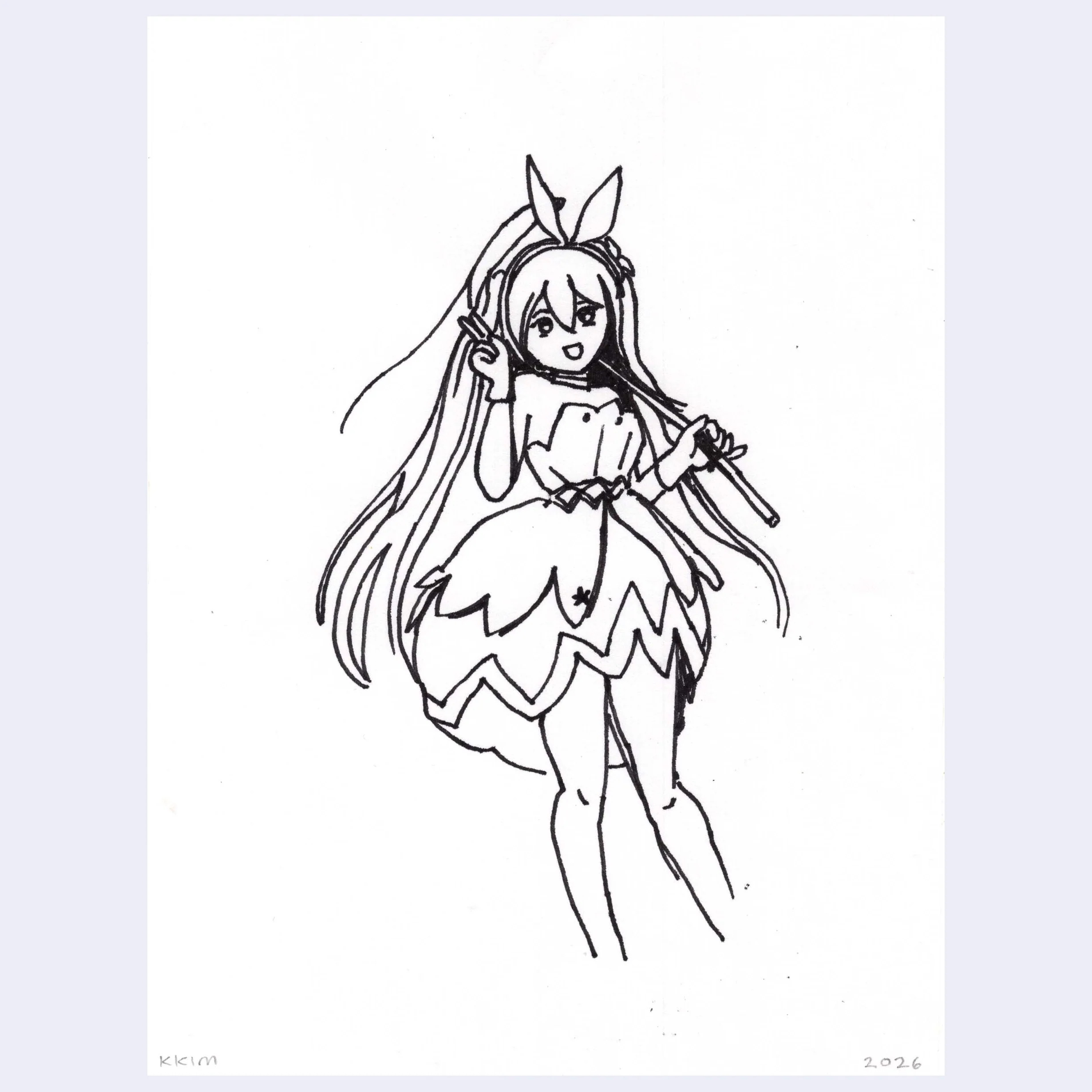 Rakugaki 8 (2026) - Kaylynn Kim - "Miku"