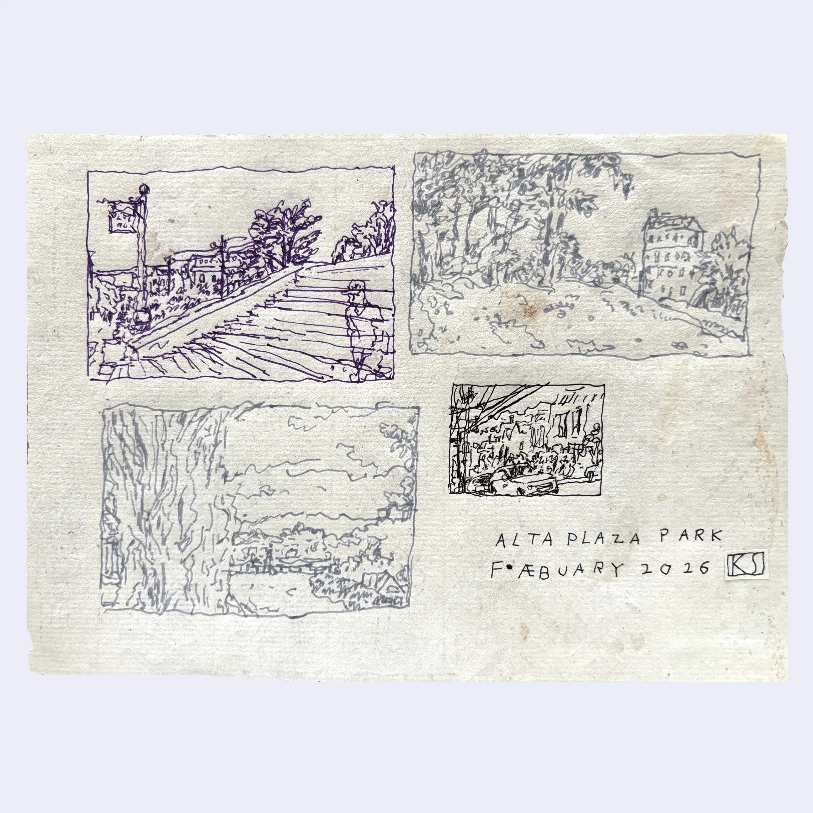 Rakugaki 8 (2026) - King Szeto - "Alta Plaza Park (Double Sided)"
