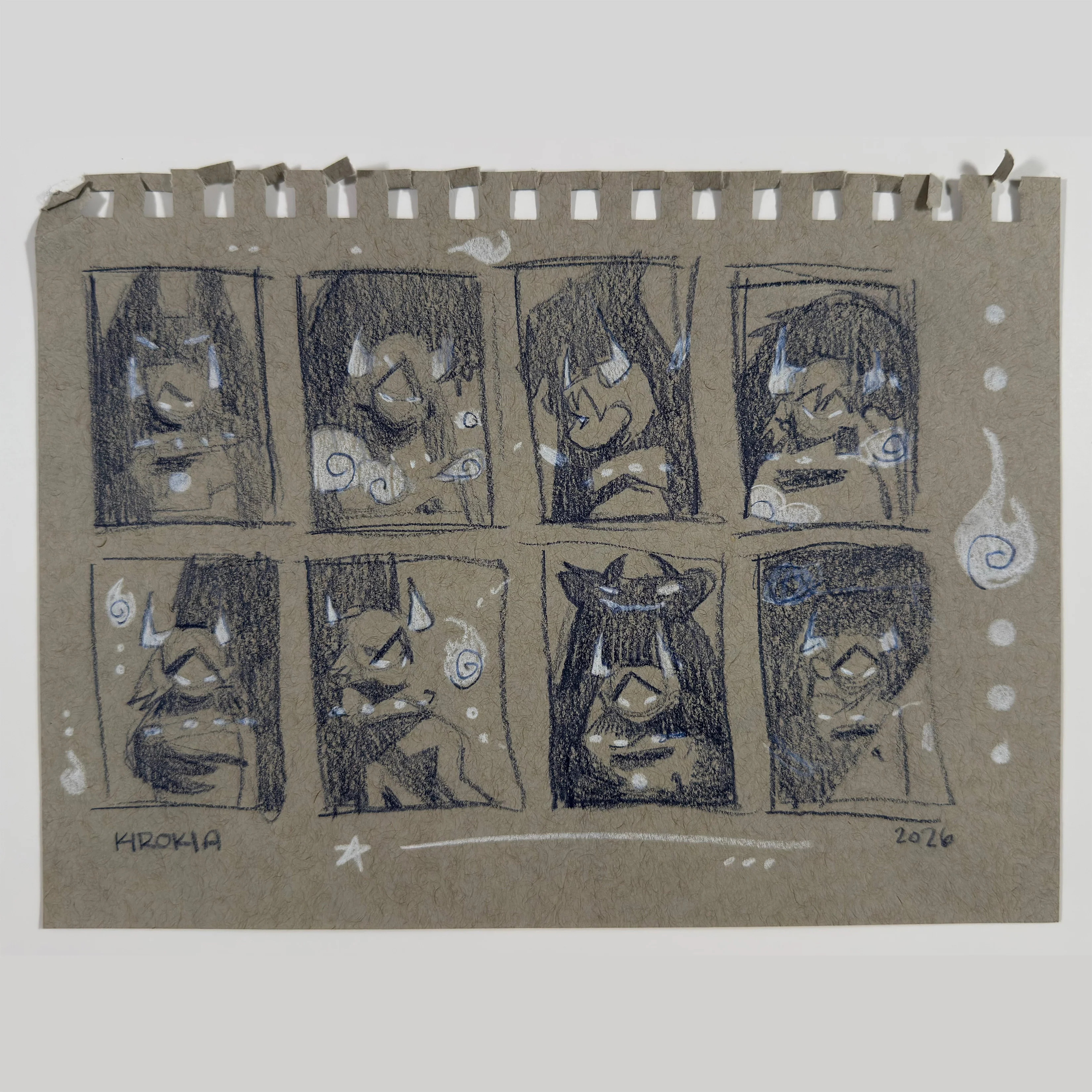 Rakugaki 8 (2026) - Kira Sincock - "Monster Exploration"
