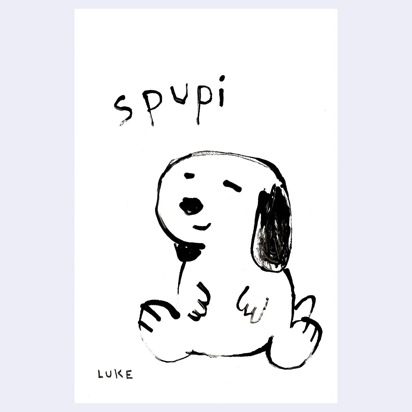 Rakugaki 8 (2026) - Luke Chueh - "Spupi"