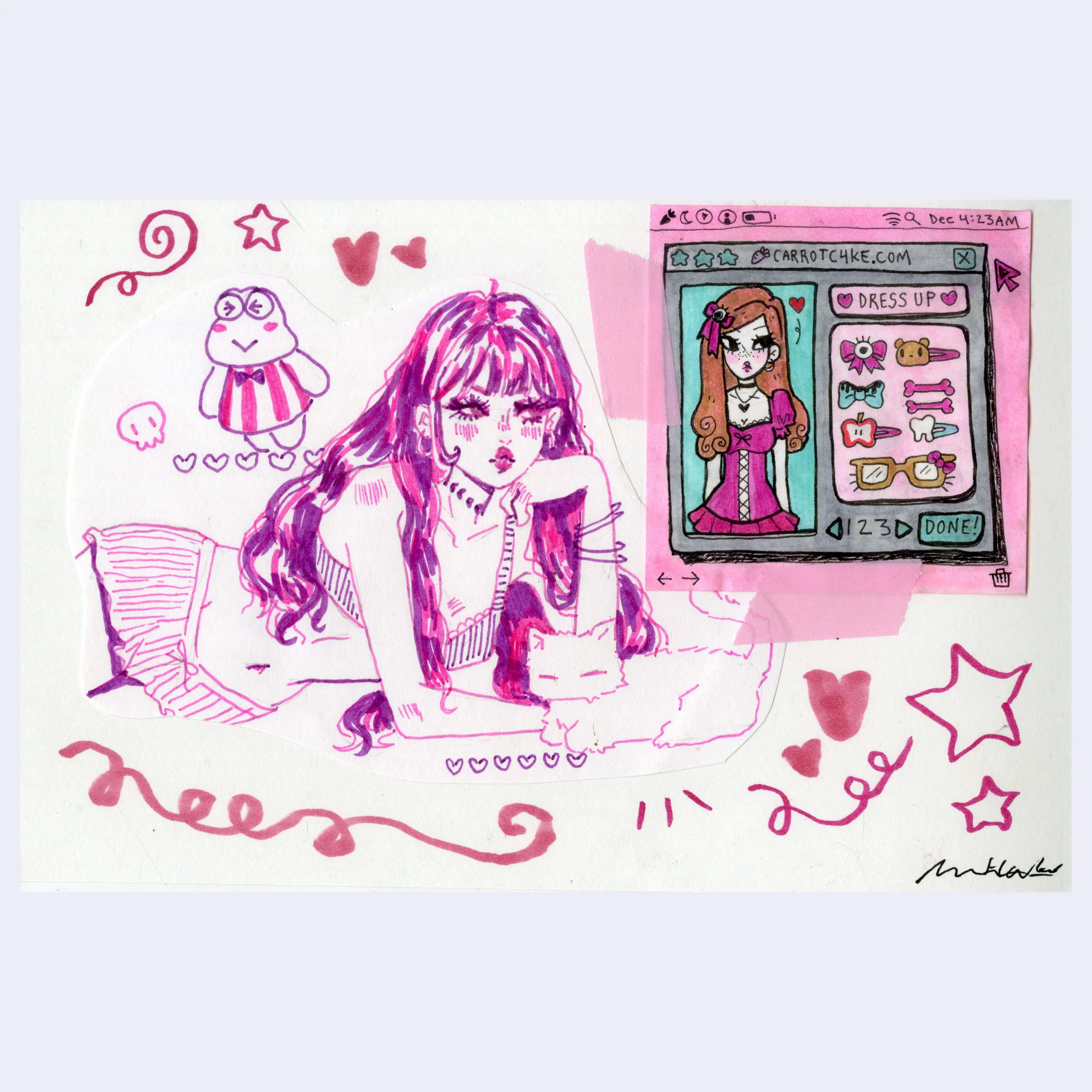 Rakugaki 8 (2026) - Maeve Haber - "Internet Girl"