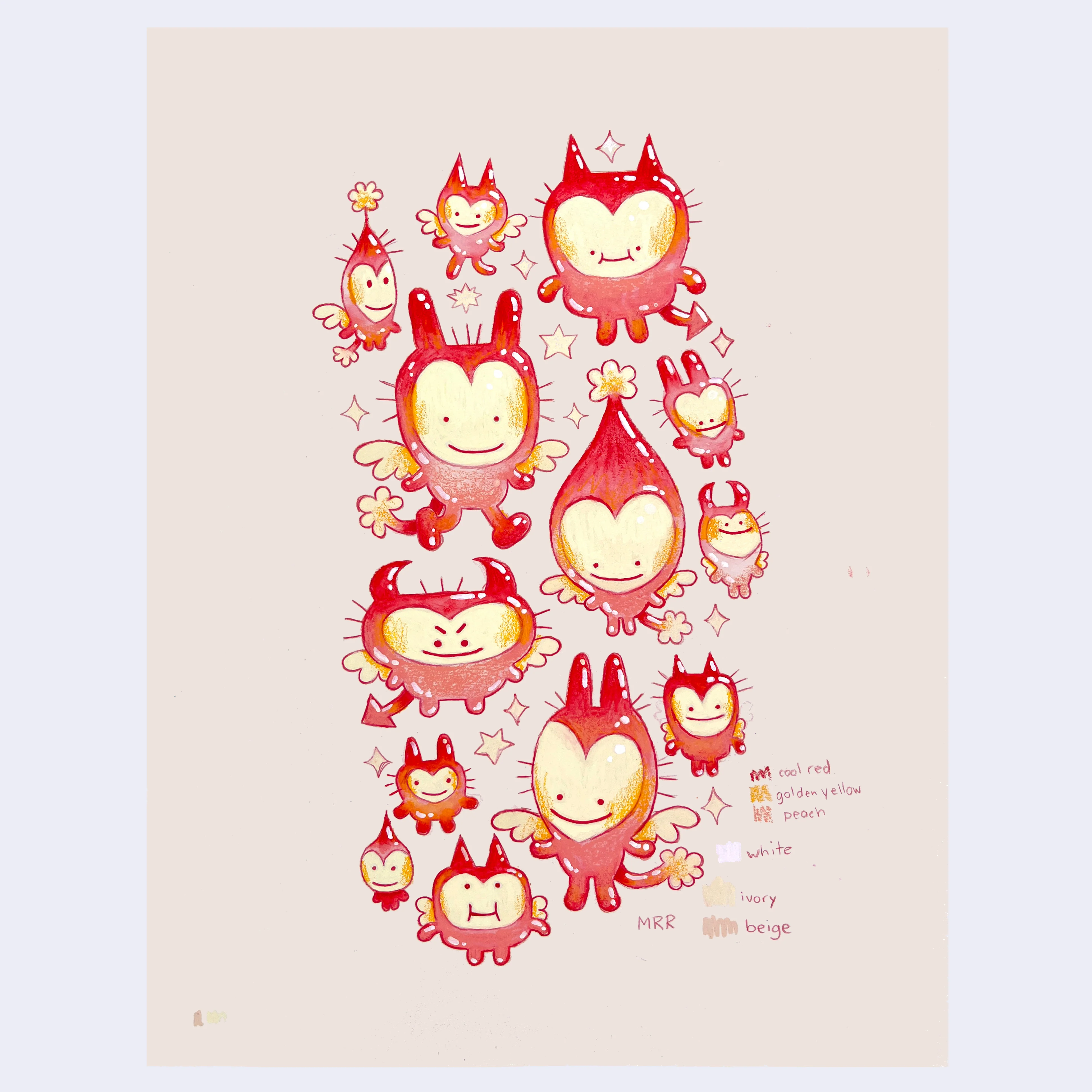 Rakugaki 8 (2026) - Megan Rose Ruiz - "Red Devils"