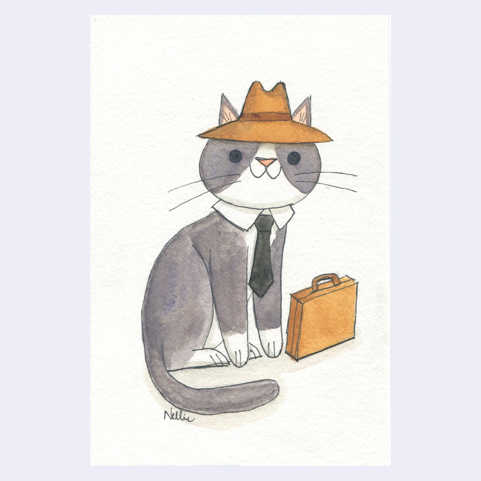 Rakugaki 8 (2026) - Nellie Le - "Off to Work"