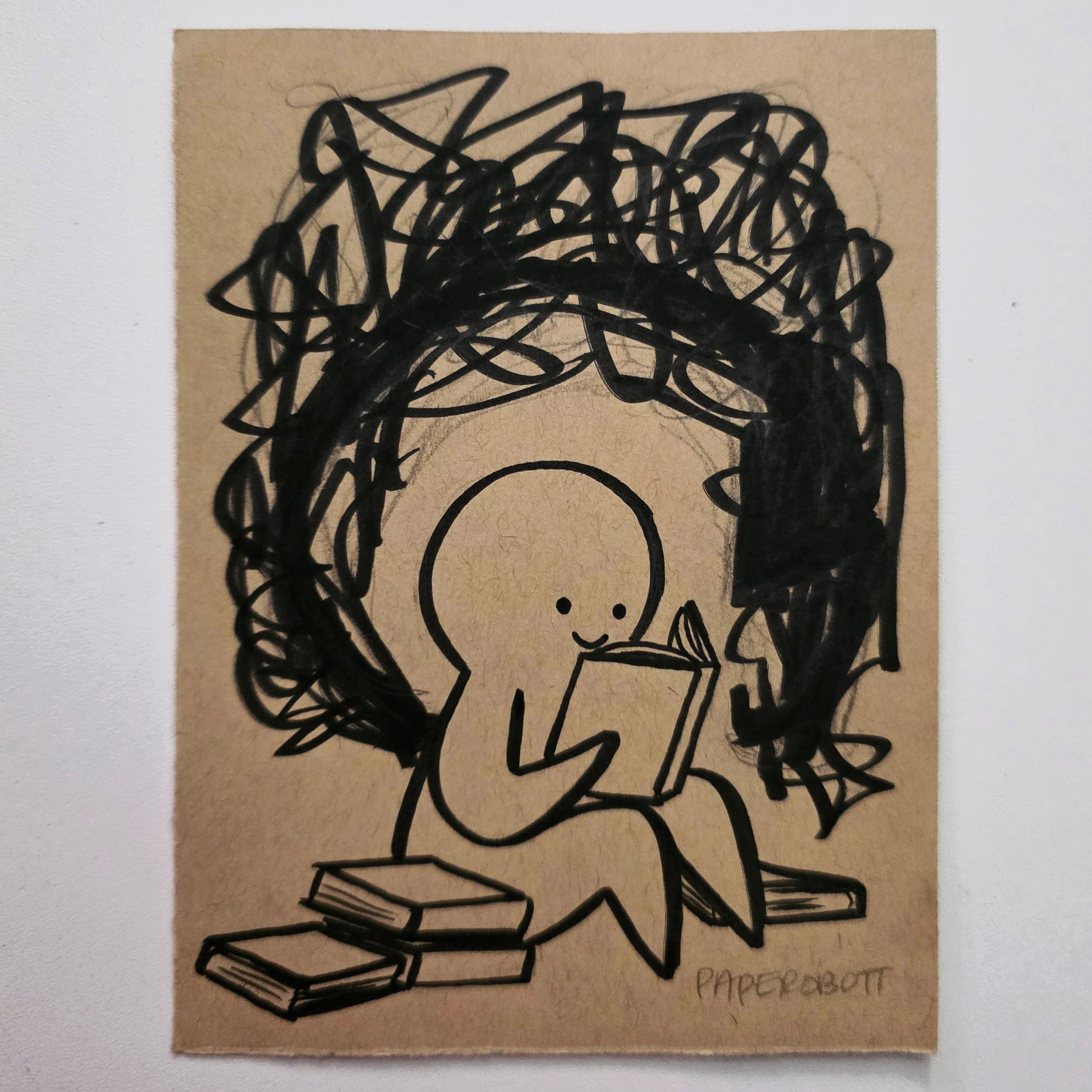 Rakugaki 8 (2026) - Paperobott - "Book Barriers"