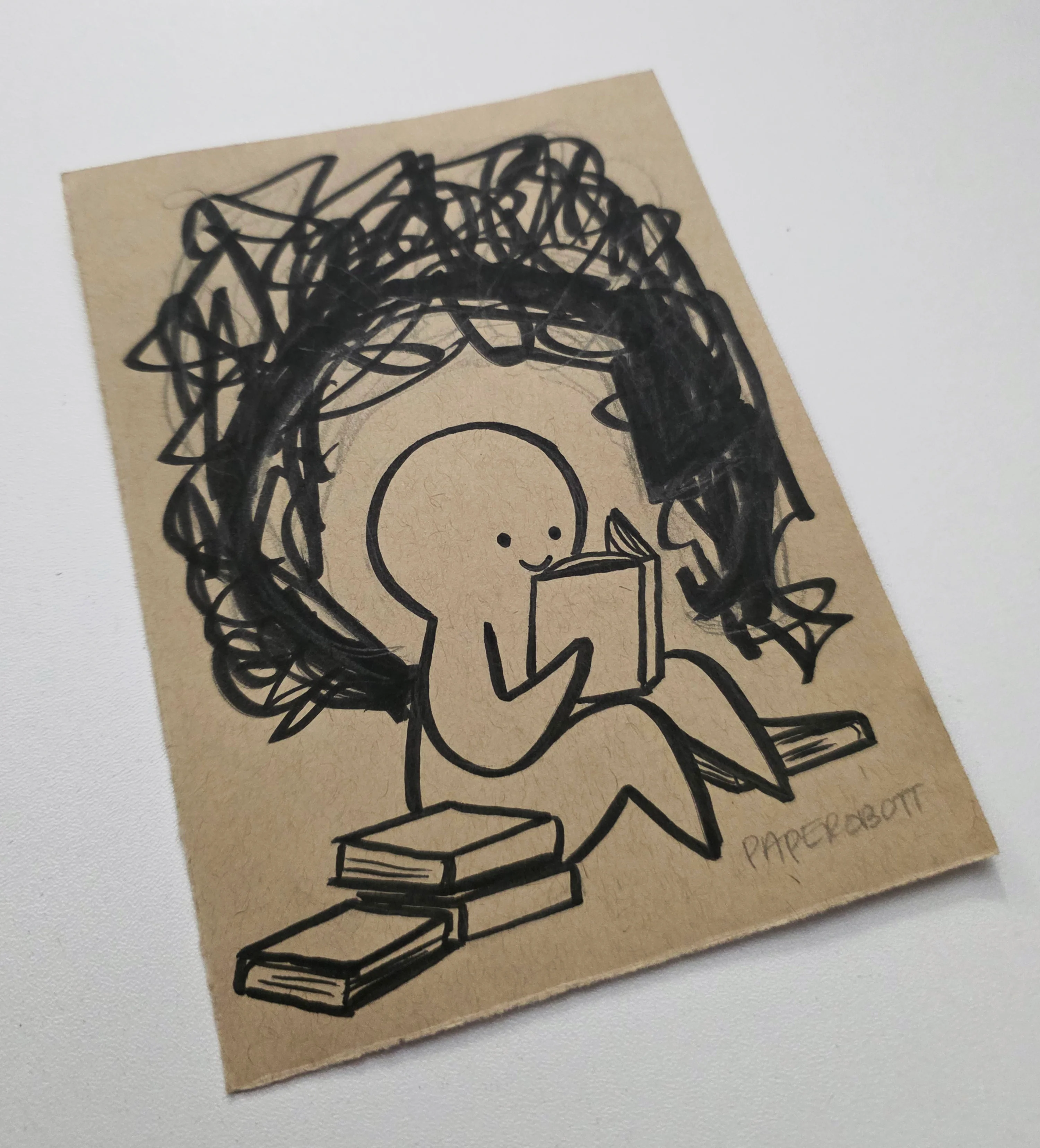 Rakugaki 8 (2026) - Paperobott - "Book Barriers" - Image 2