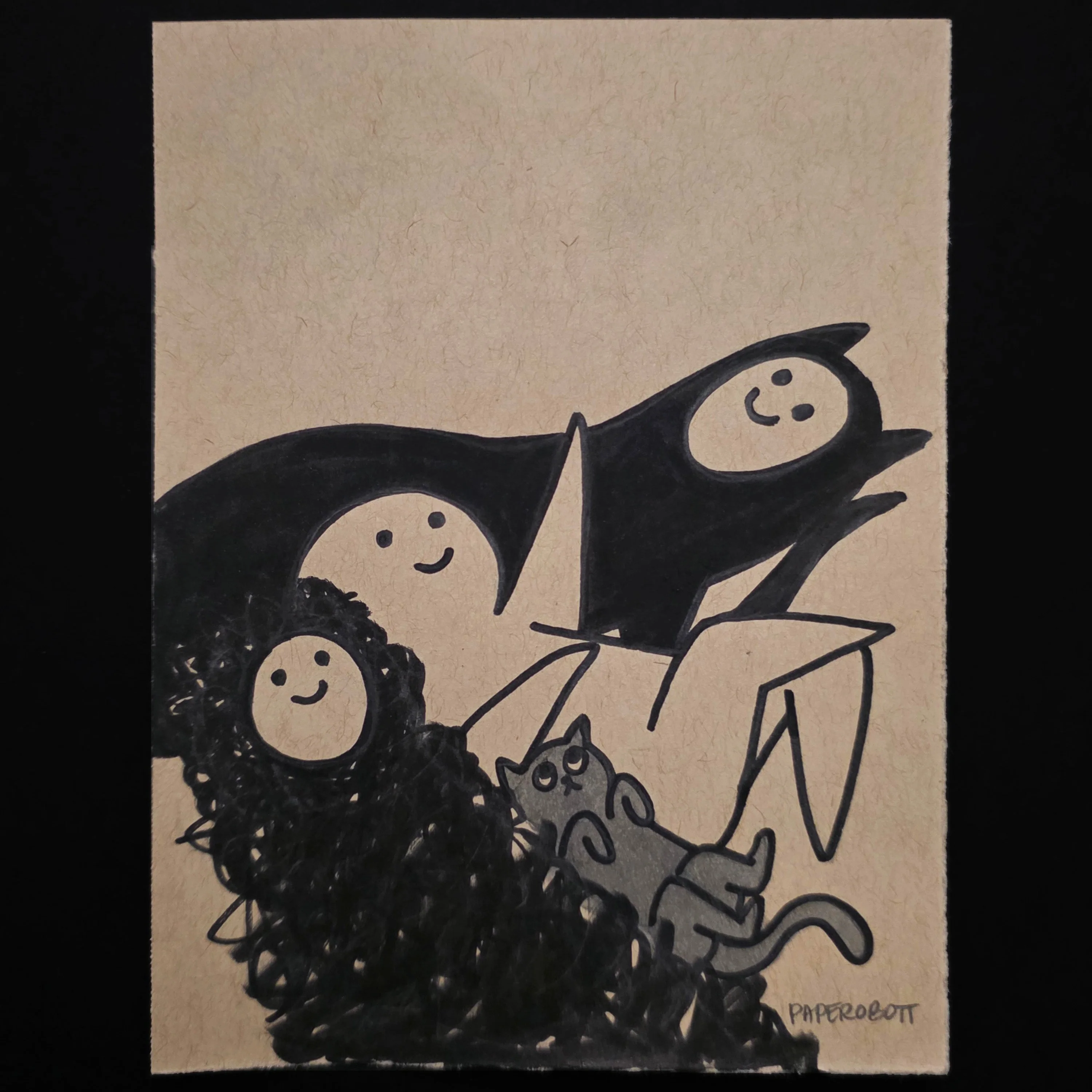 Rakugaki 8 (2026) - Paperobott - "Watching the Clouds with Friends"