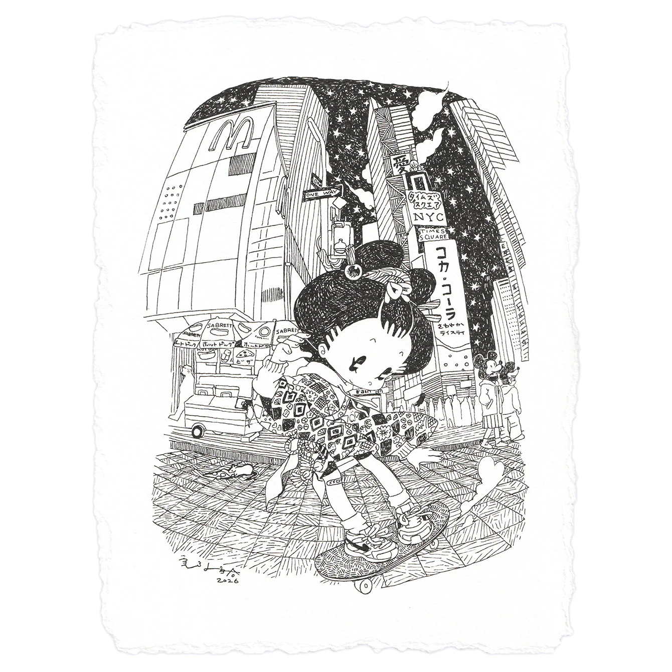 Rakugaki 8 (2026) - Shishidomia - "Times Square"