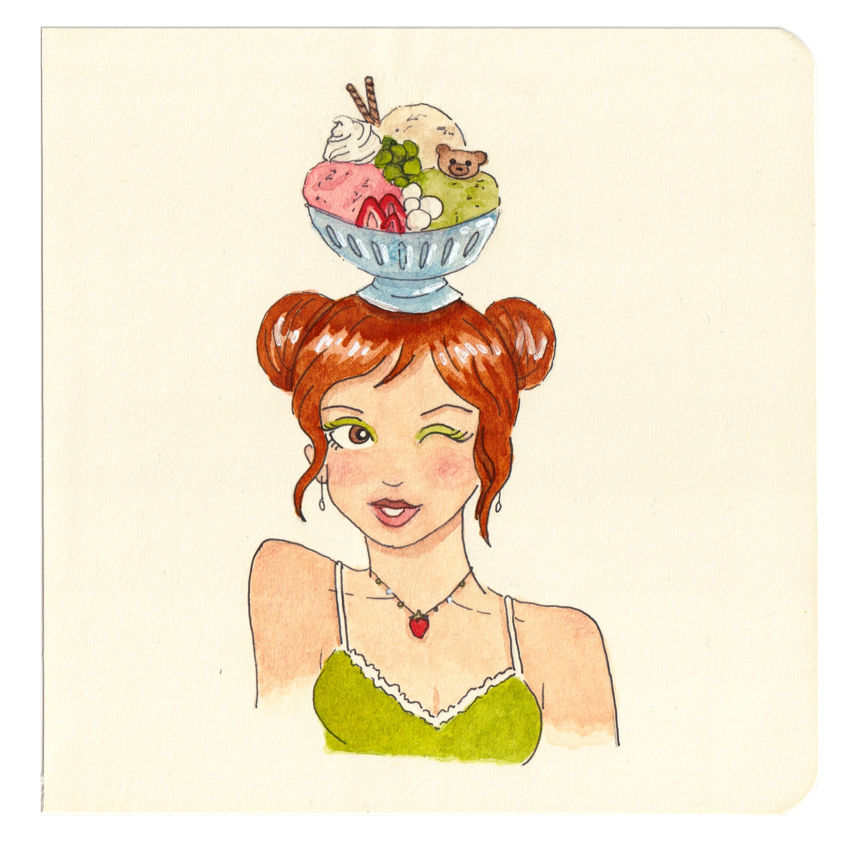 Rakugaki 8 (2026) - Stacy Javier - "Matcha Sundae"