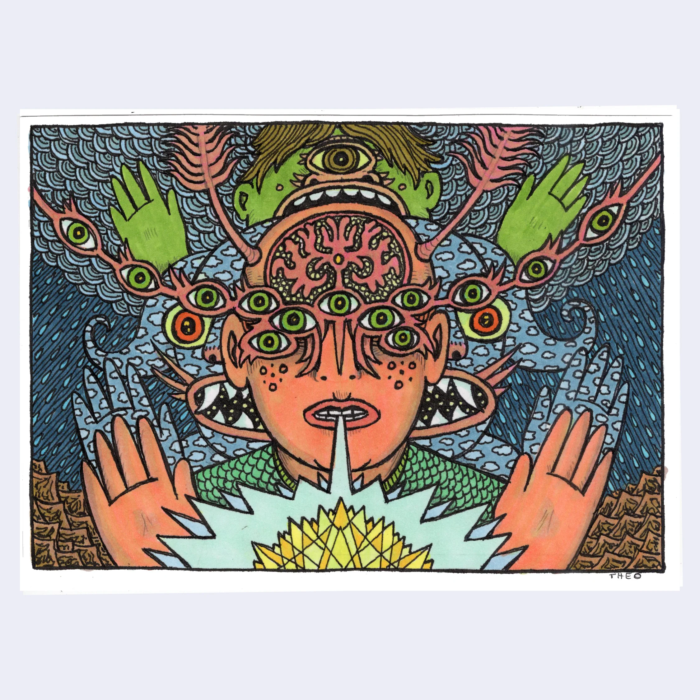 Rakugaki 8 (2026) - Theo Ellsworth - "Weird Magic"